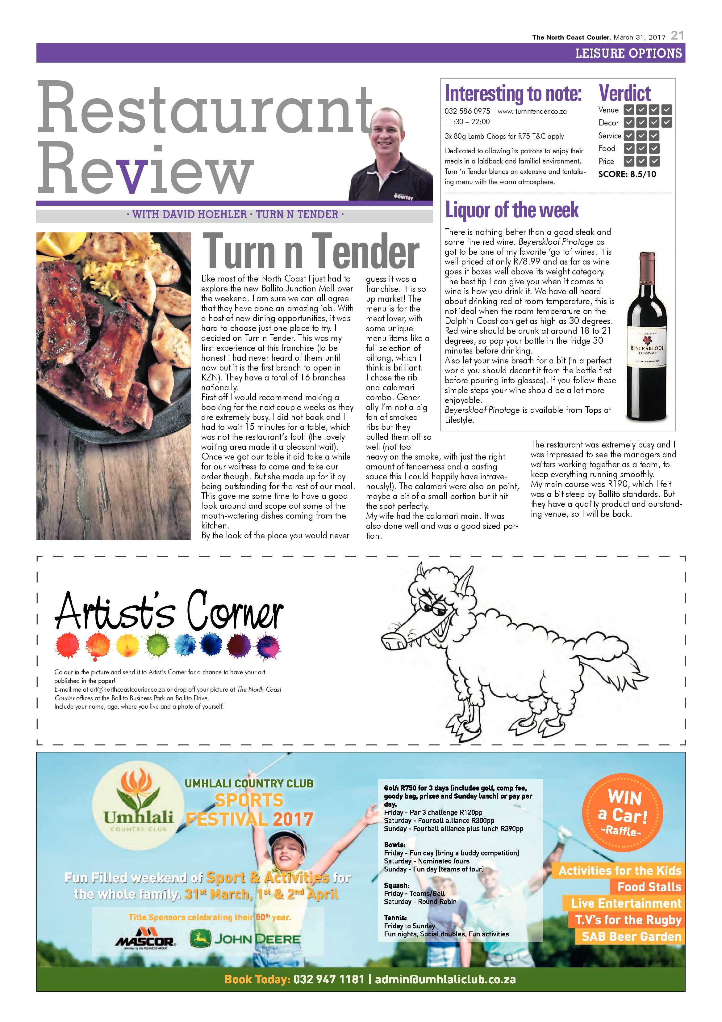 The North Coast Courier – 31 March 2017 page 21