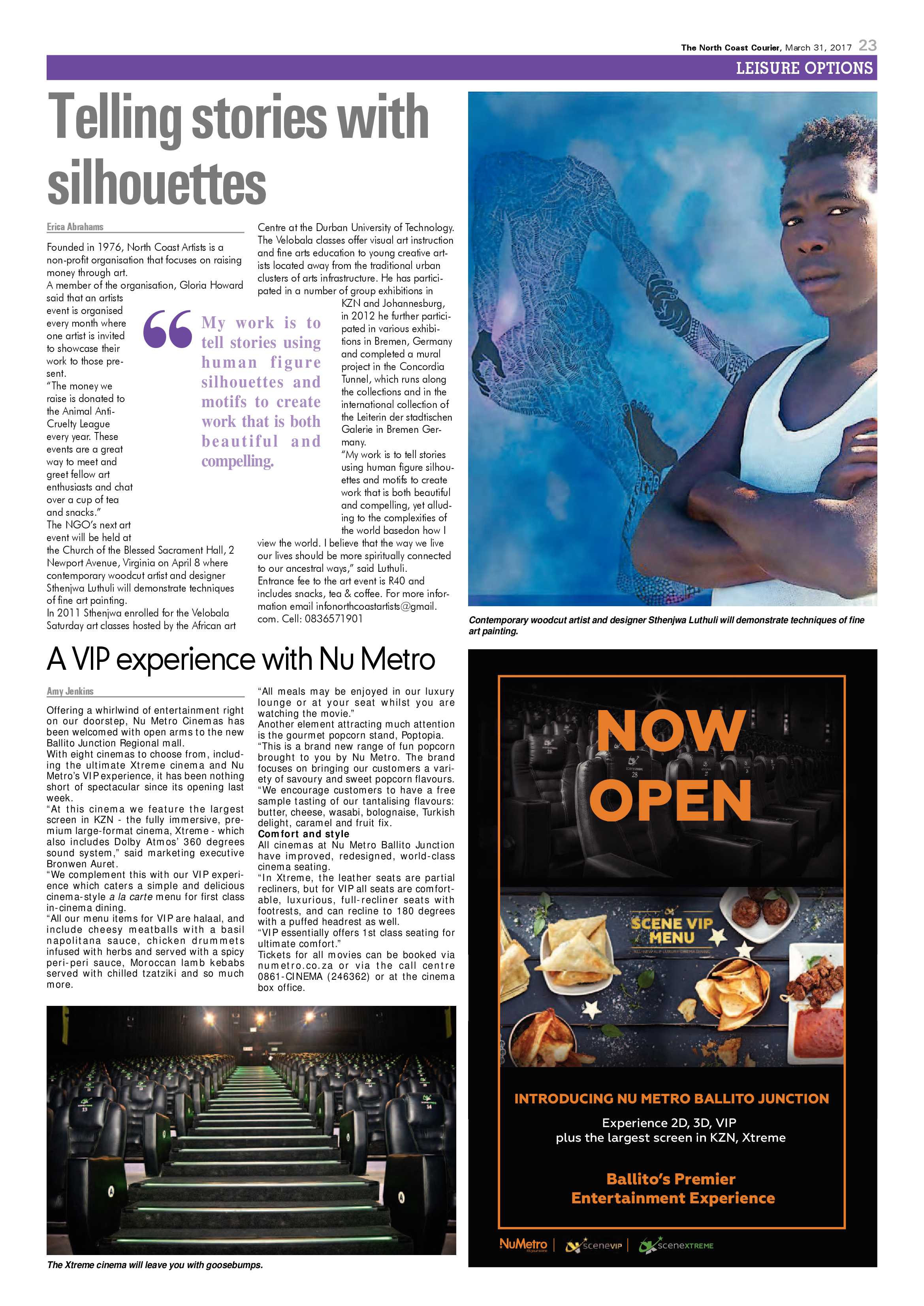 The North Coast Courier – 31 March 2017 page 23