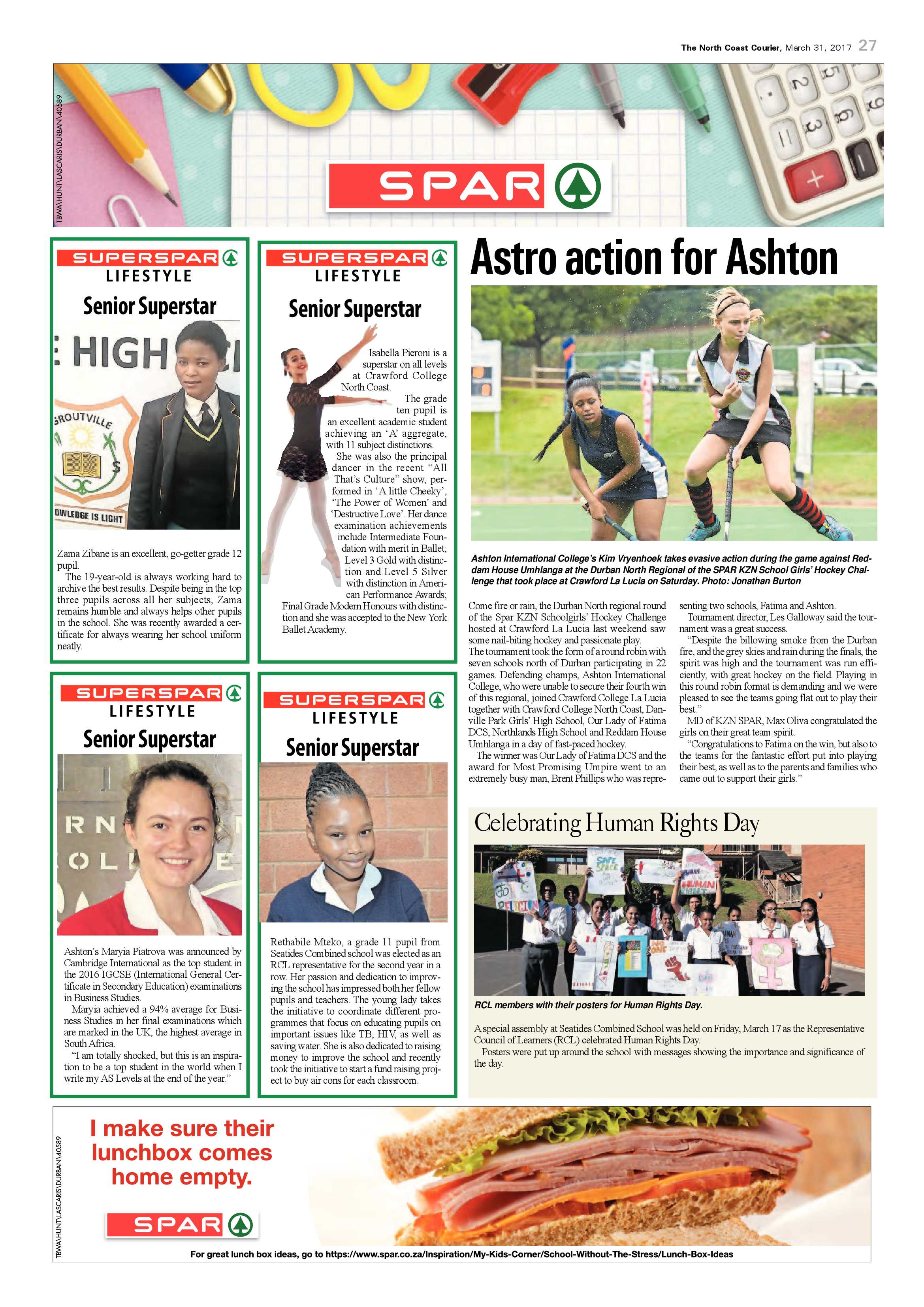 The North Coast Courier – 31 March 2017 page 27