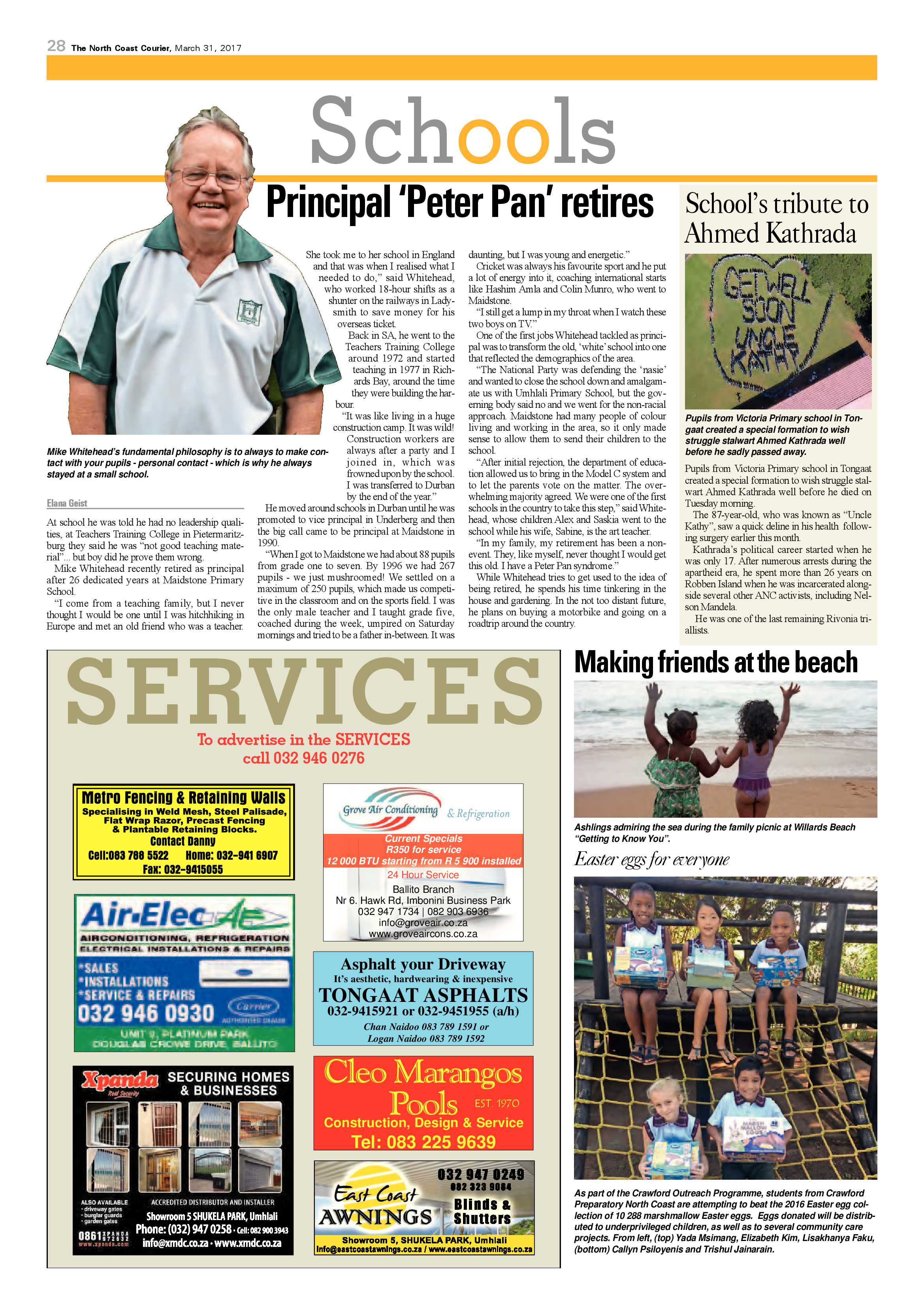 The North Coast Courier – 31 March 2017 page 28