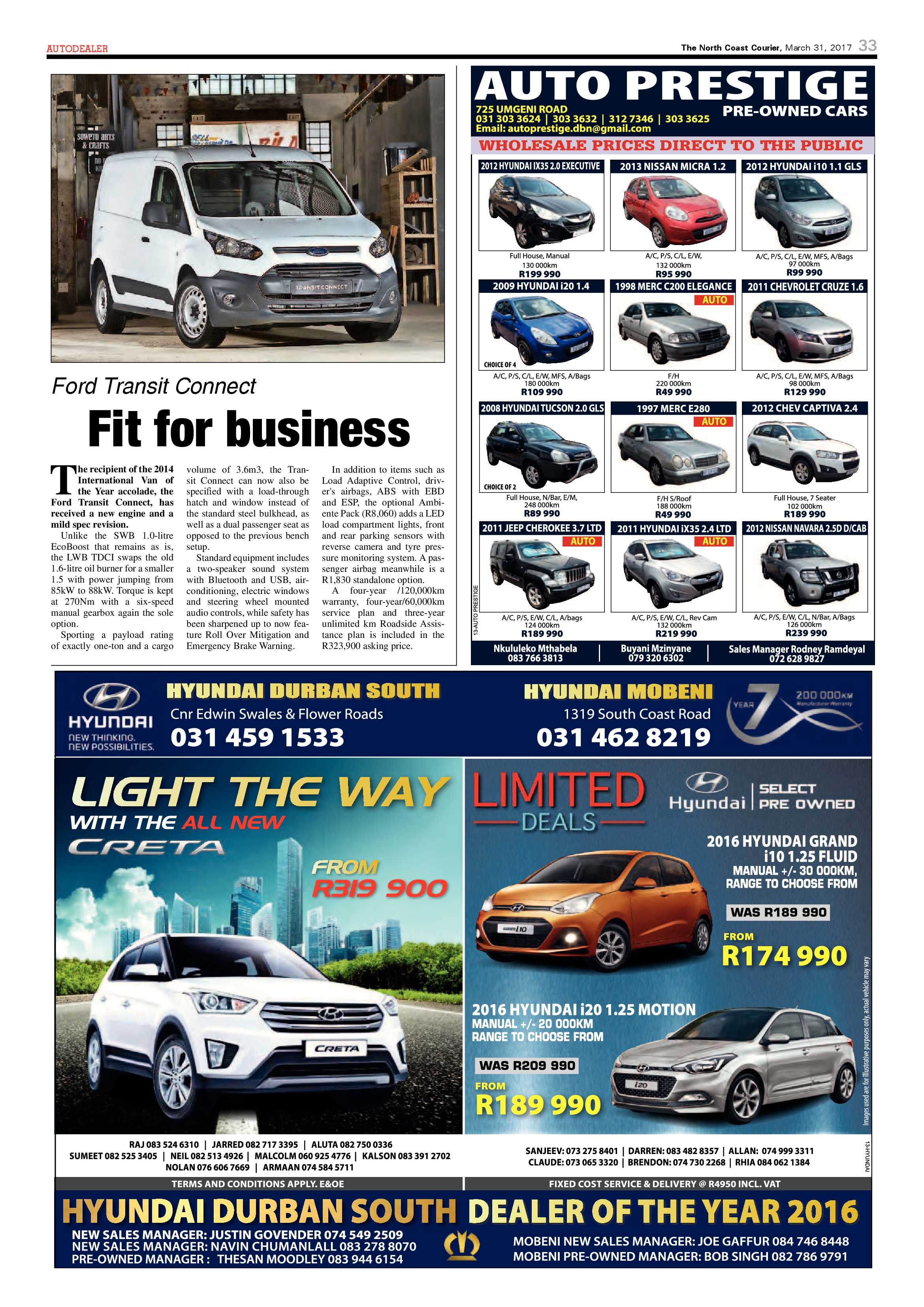 The North Coast Courier – 31 March 2017 page 33