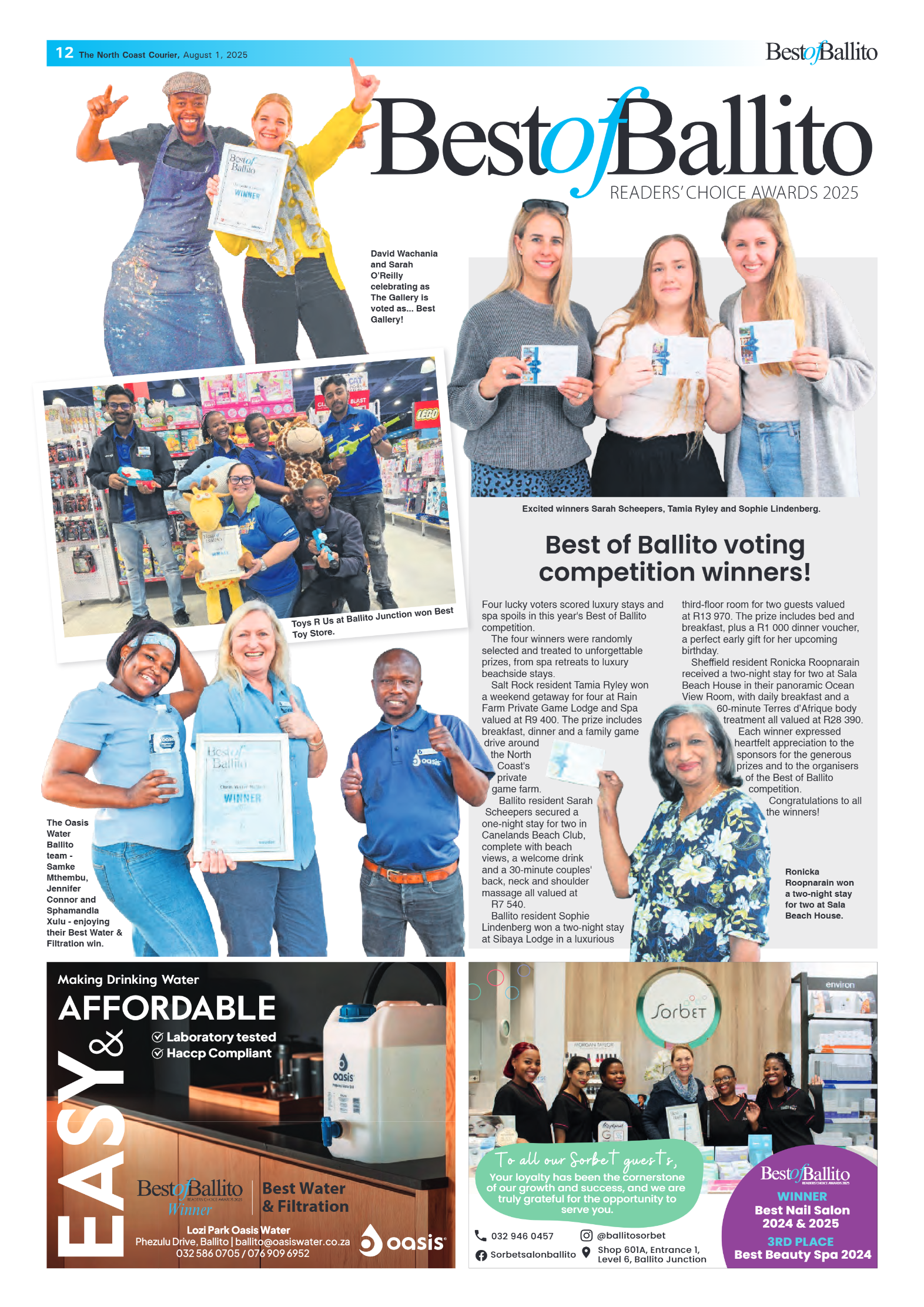The North Coast Courier – 01 August 2025 page 12