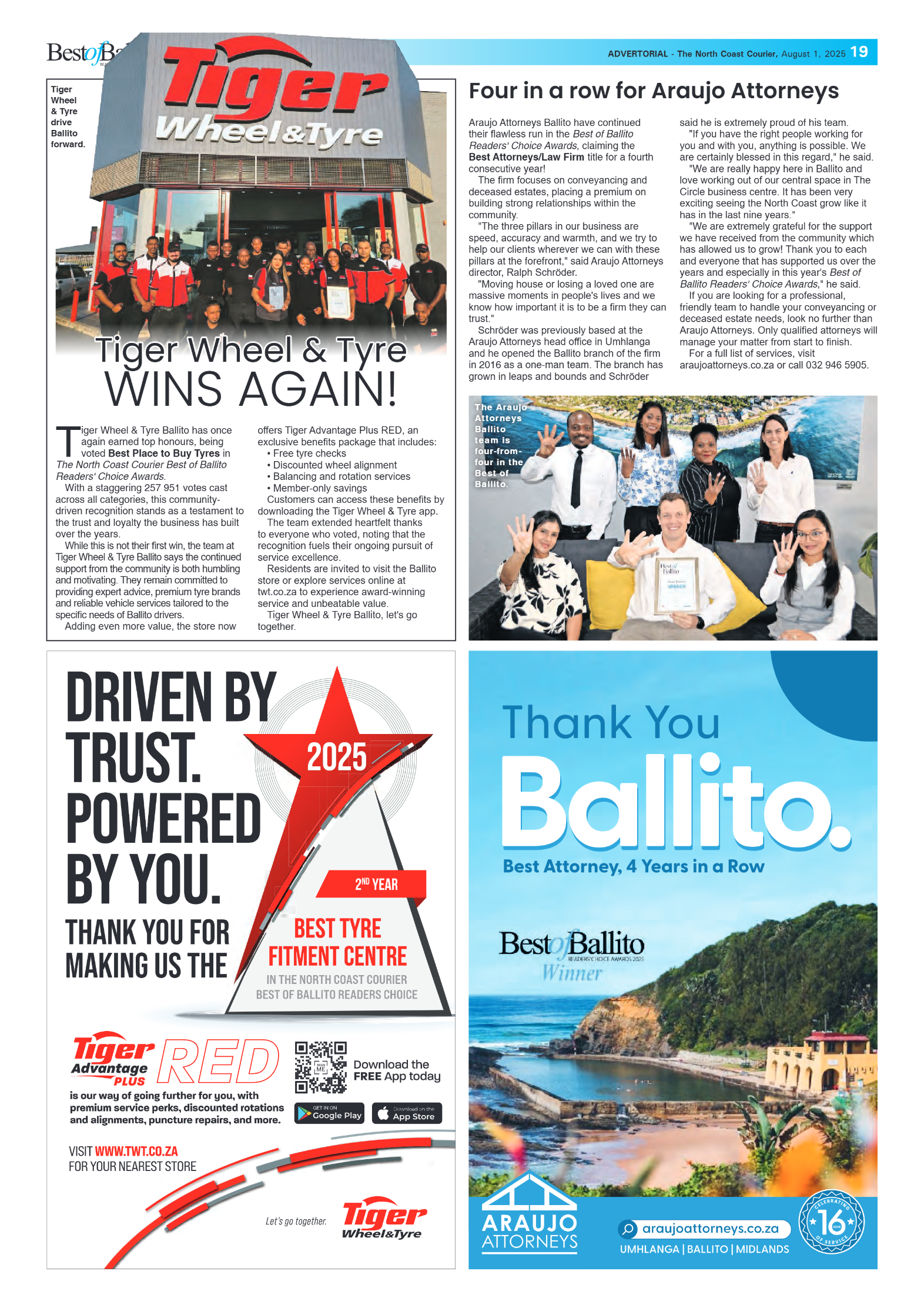 The North Coast Courier – 01 August 2025 page 19
