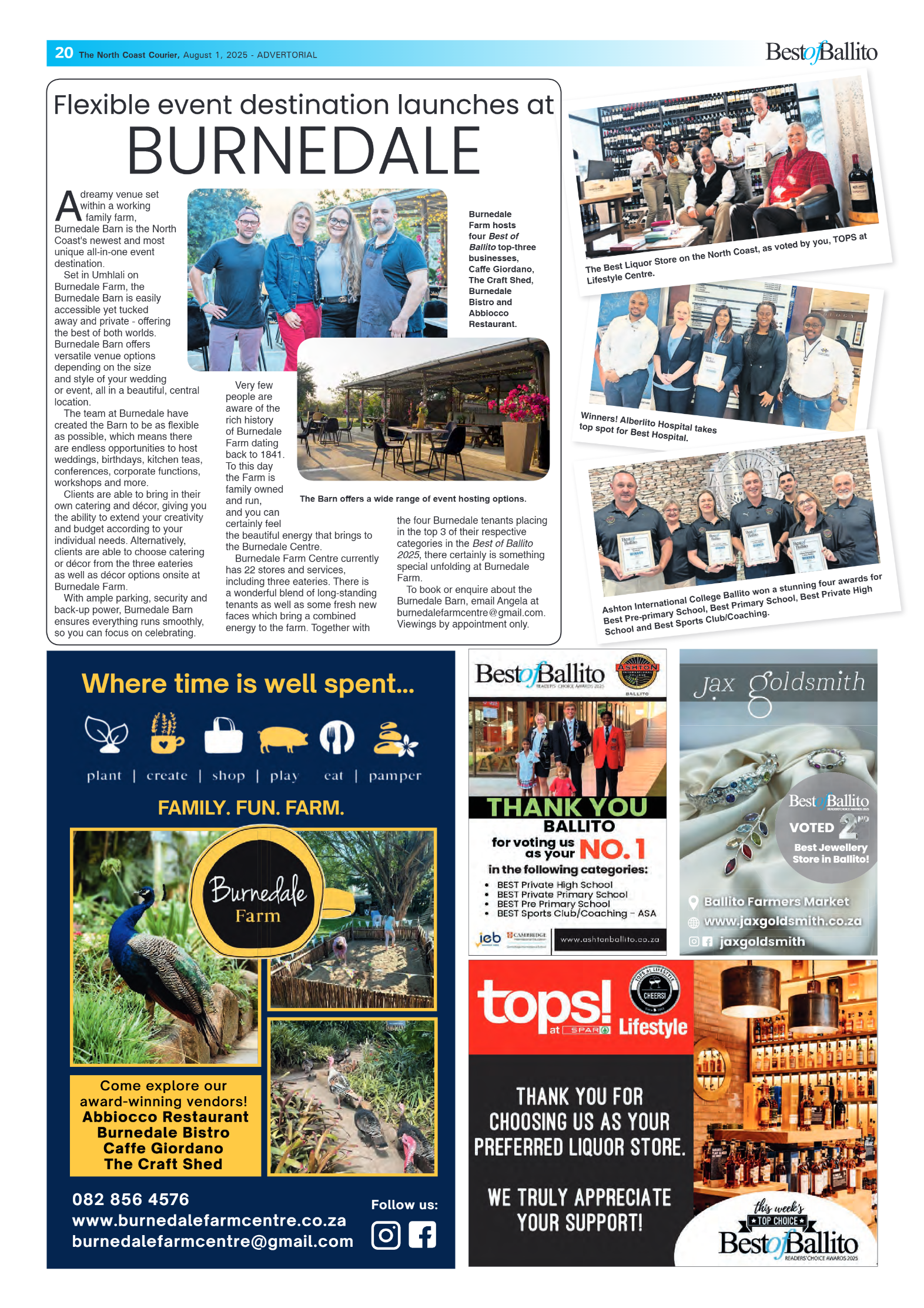 The North Coast Courier – 01 August 2025 page 20