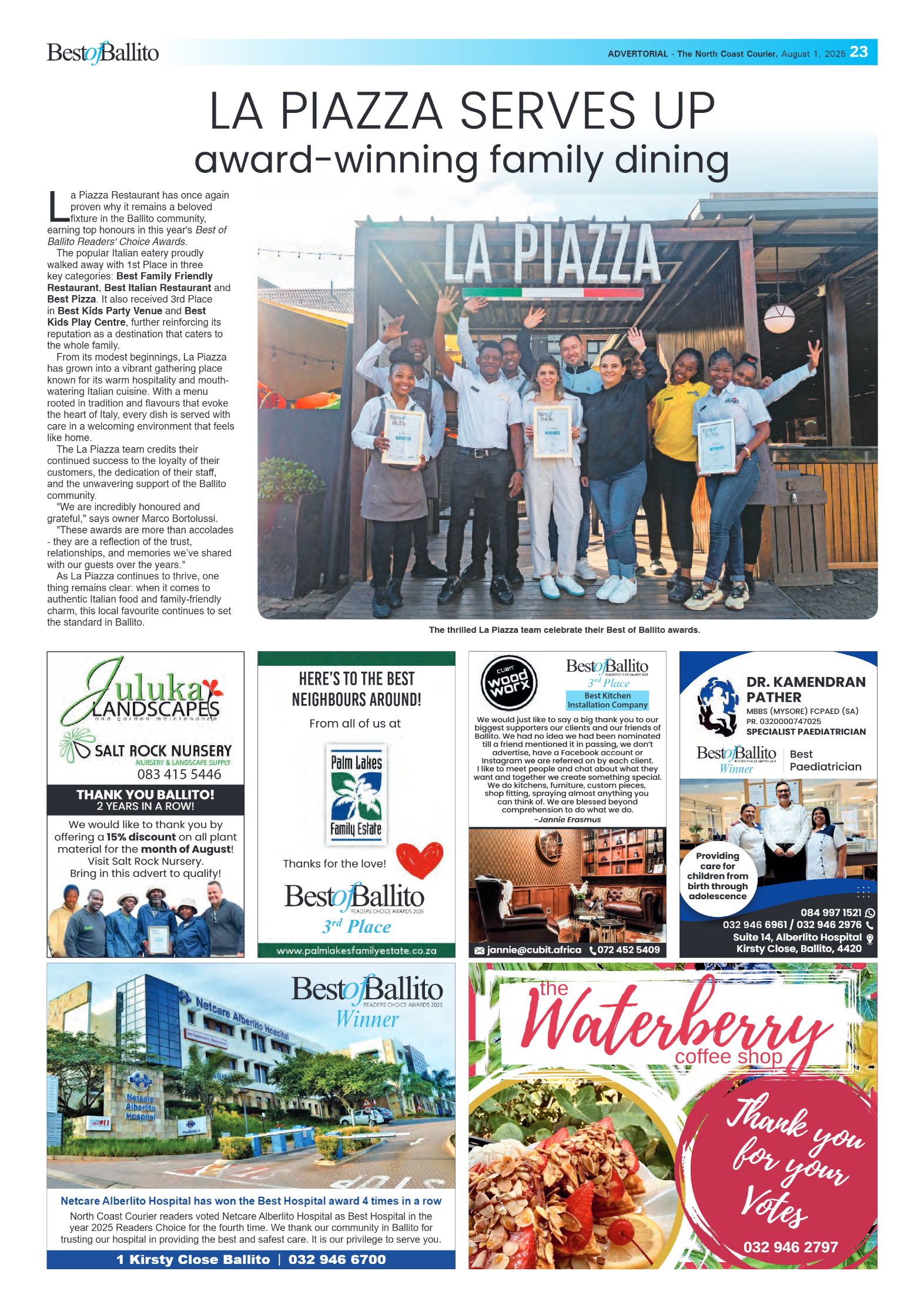The North Coast Courier – 01 August 2025 page 23