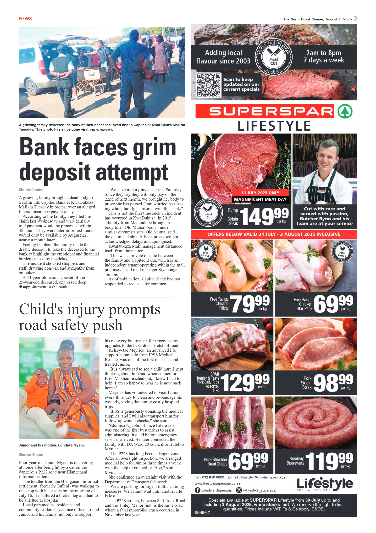 The North Coast Courier – 01 August 2025 page 3
