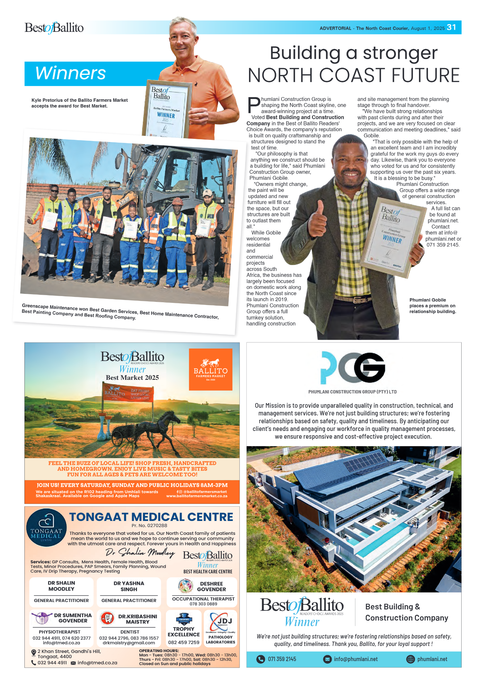 The North Coast Courier – 01 August 2025 page 31