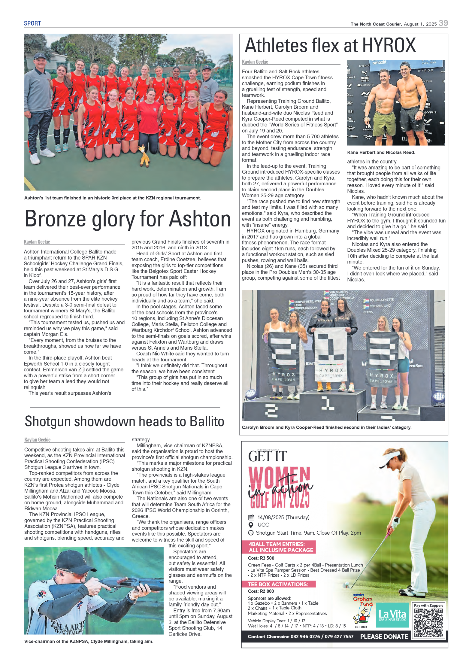 The North Coast Courier – 01 August 2025 page 39
