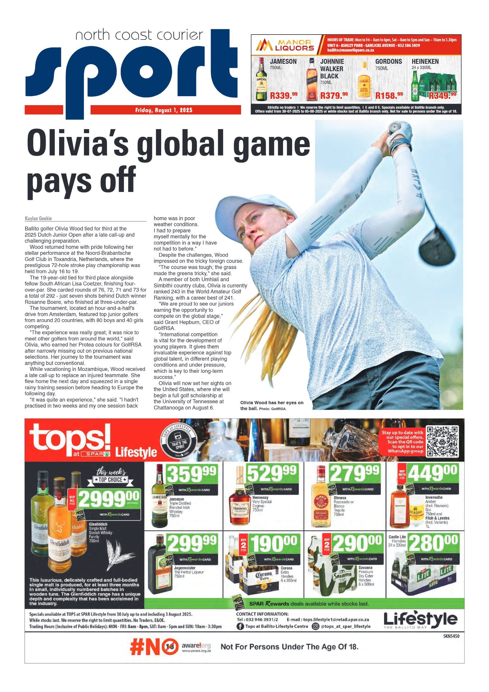 The North Coast Courier – 01 August 2025 page 40