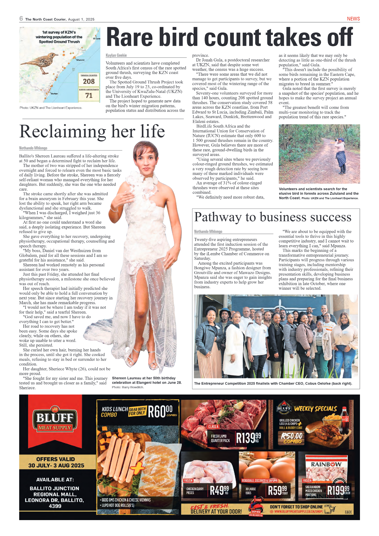 The North Coast Courier – 01 August 2025 page 6