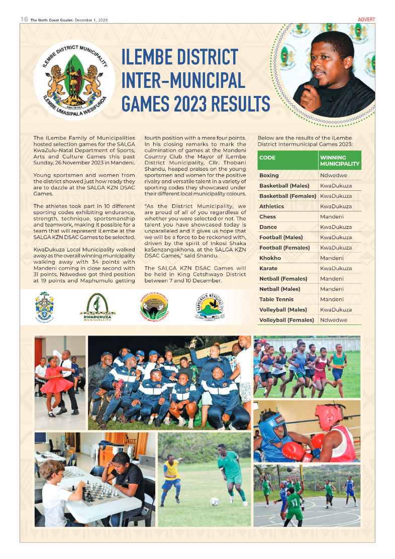 The North Coast Courier 01 December 2023 page 16