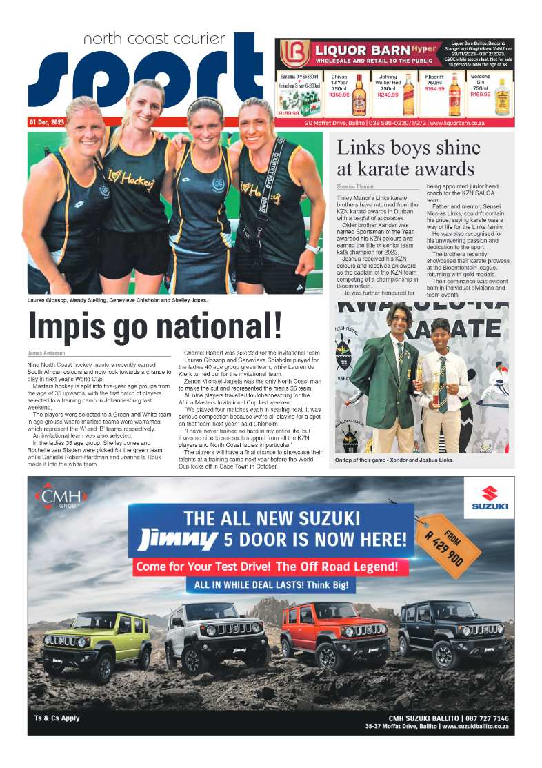 The North Coast Courier 01 December 2023 page 20