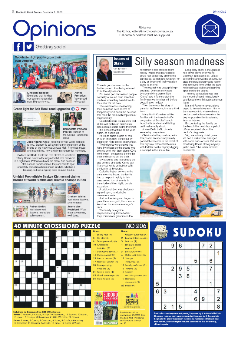 The North Coast Courier 01 December 2023 page 8