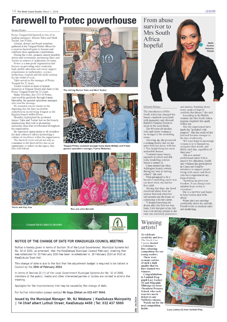 The North Coast Courier 01 March 2024 page 14