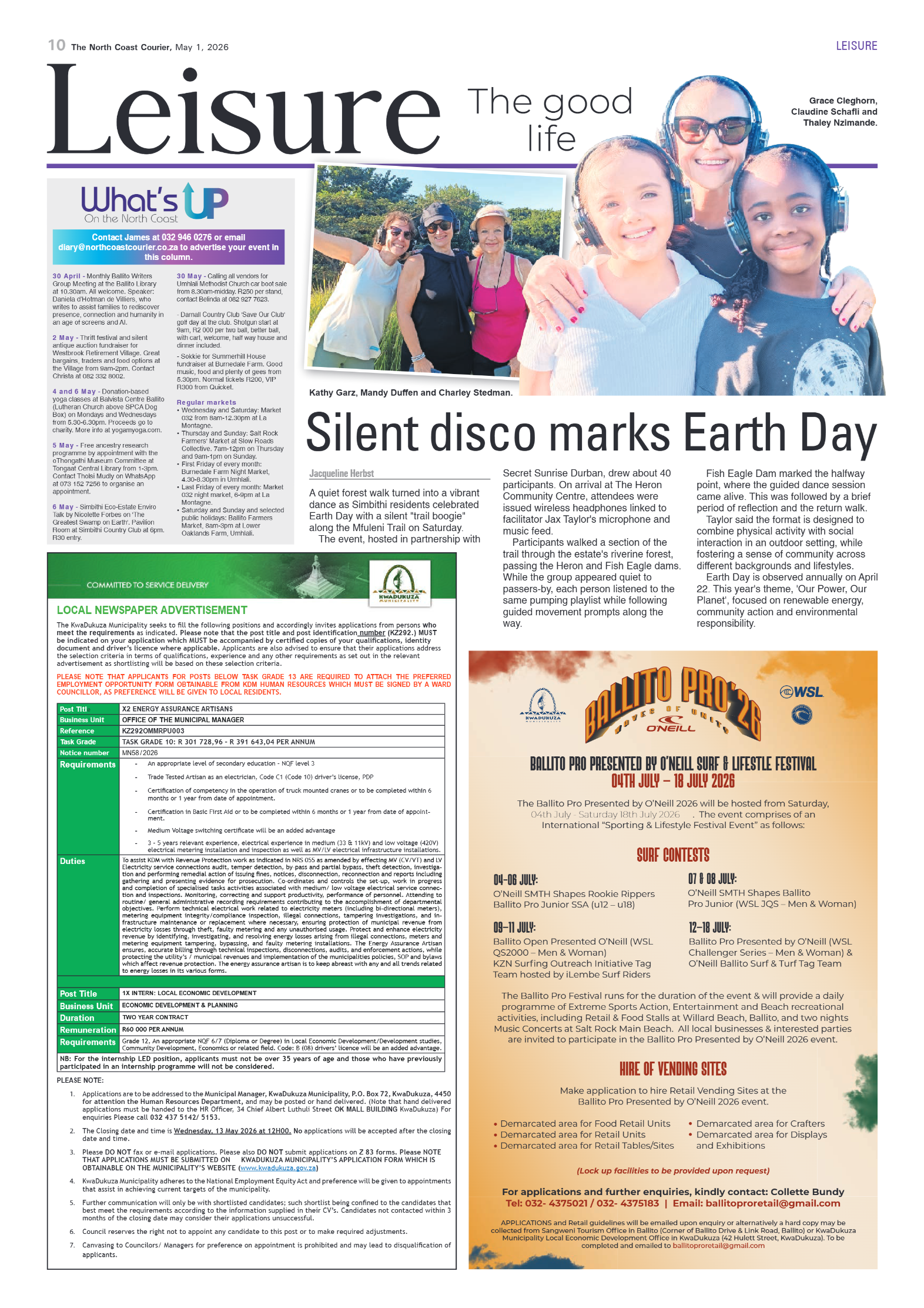 The North Coast Courier – 01 May 2026 page 10