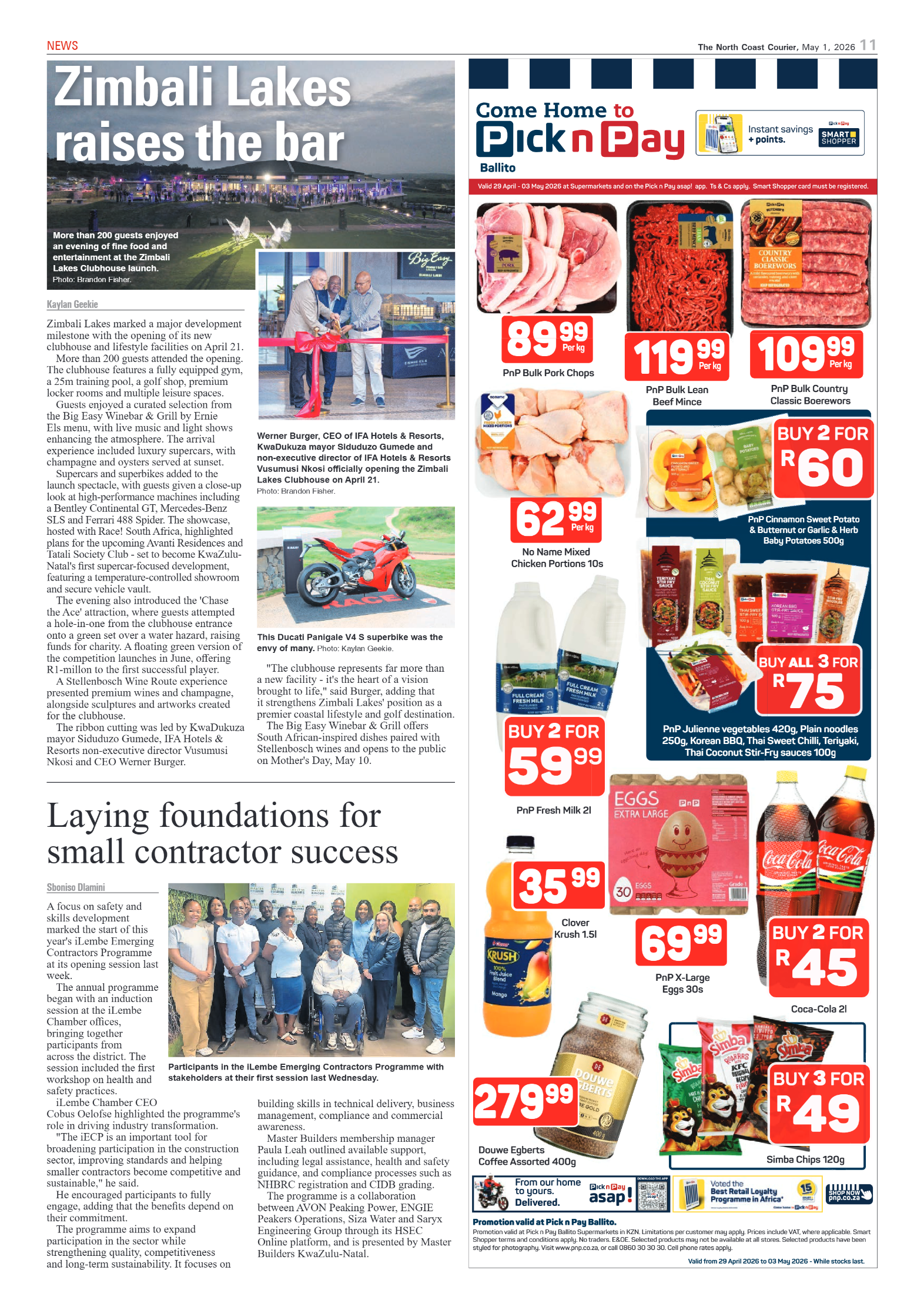 The North Coast Courier – 01 May 2026 page 11