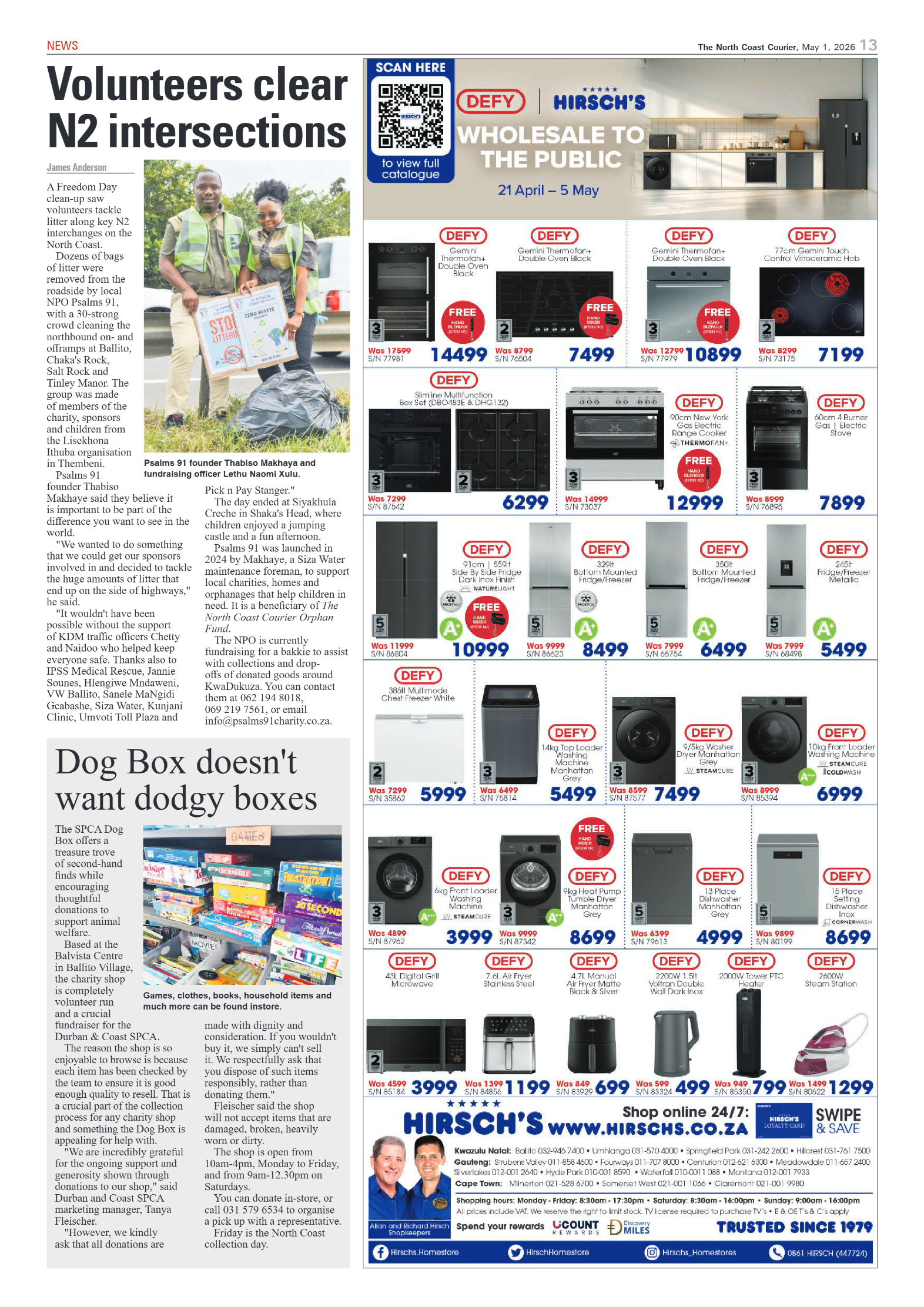 The North Coast Courier – 01 May 2026 page 13