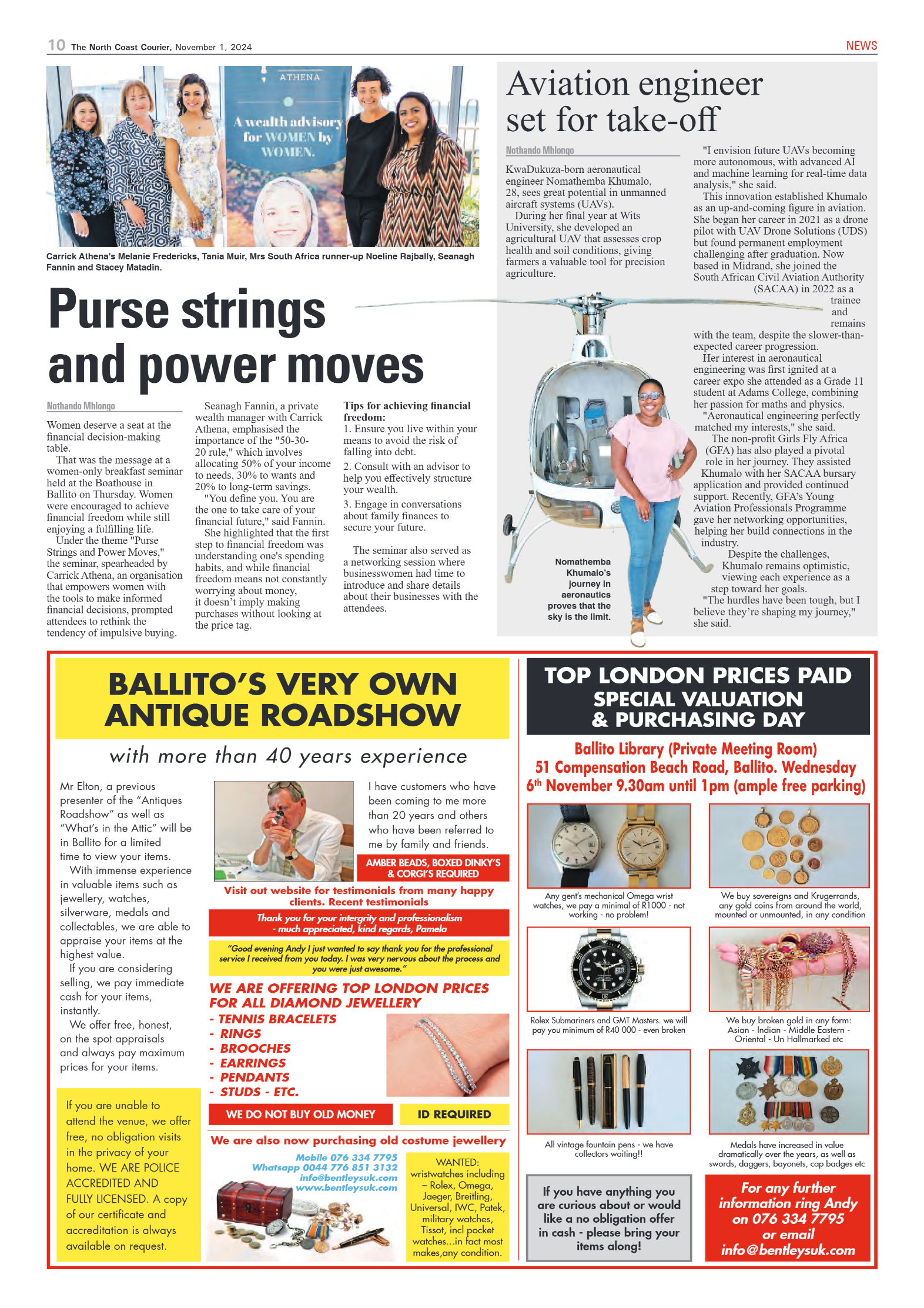 The North Coast Courier – 01 November 2024 page 10