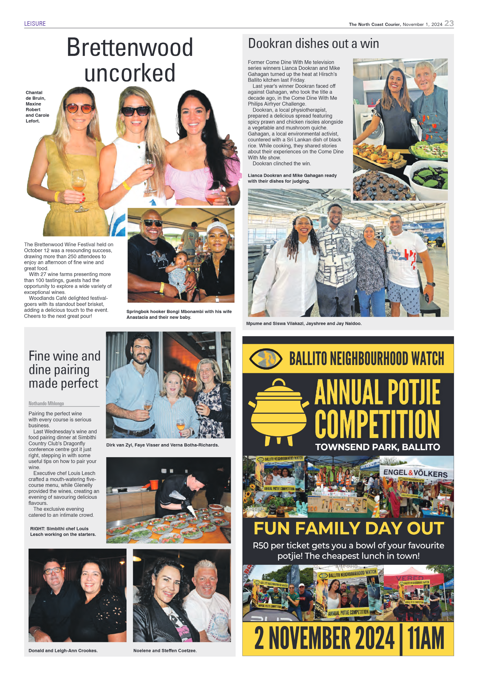 The North Coast Courier – 01 November 2024 page 23