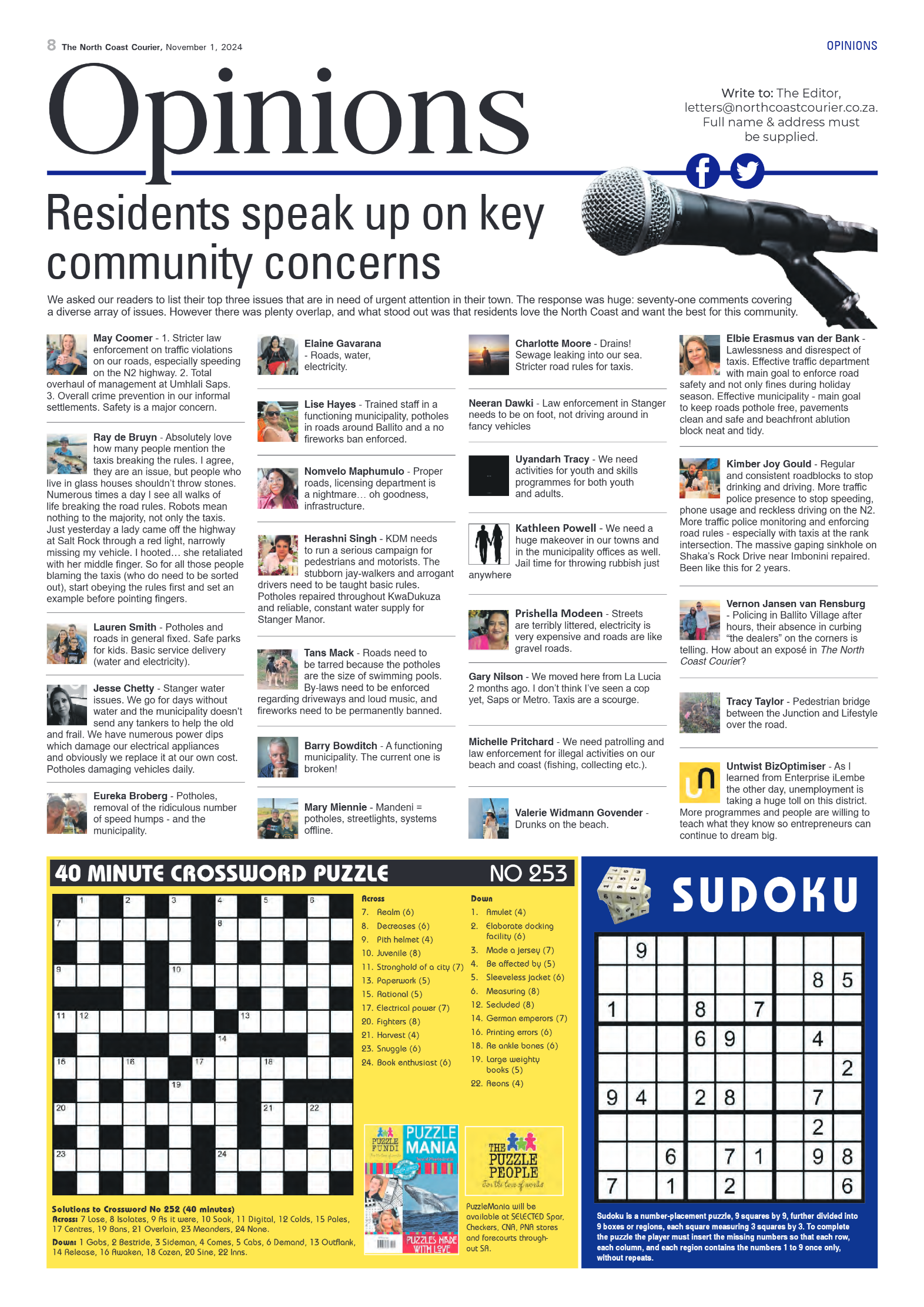 The North Coast Courier – 01 November 2024 page 8