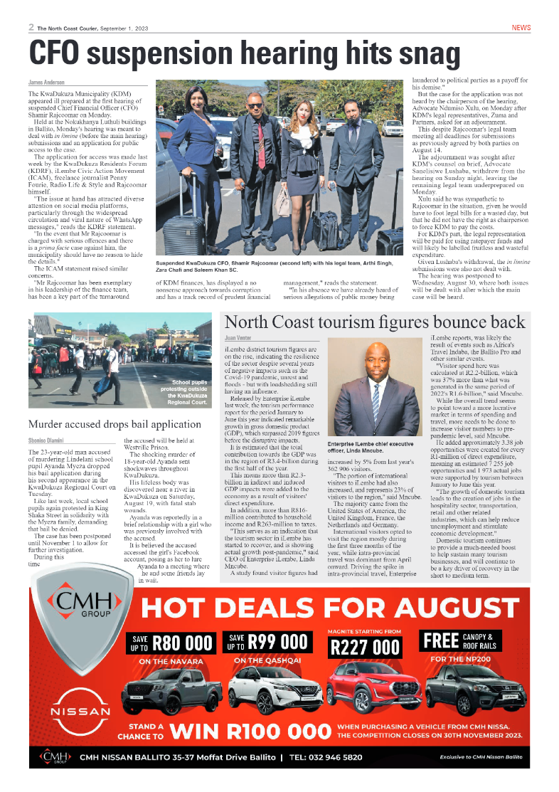 The North Coast Courier 01 September 2023 page 2