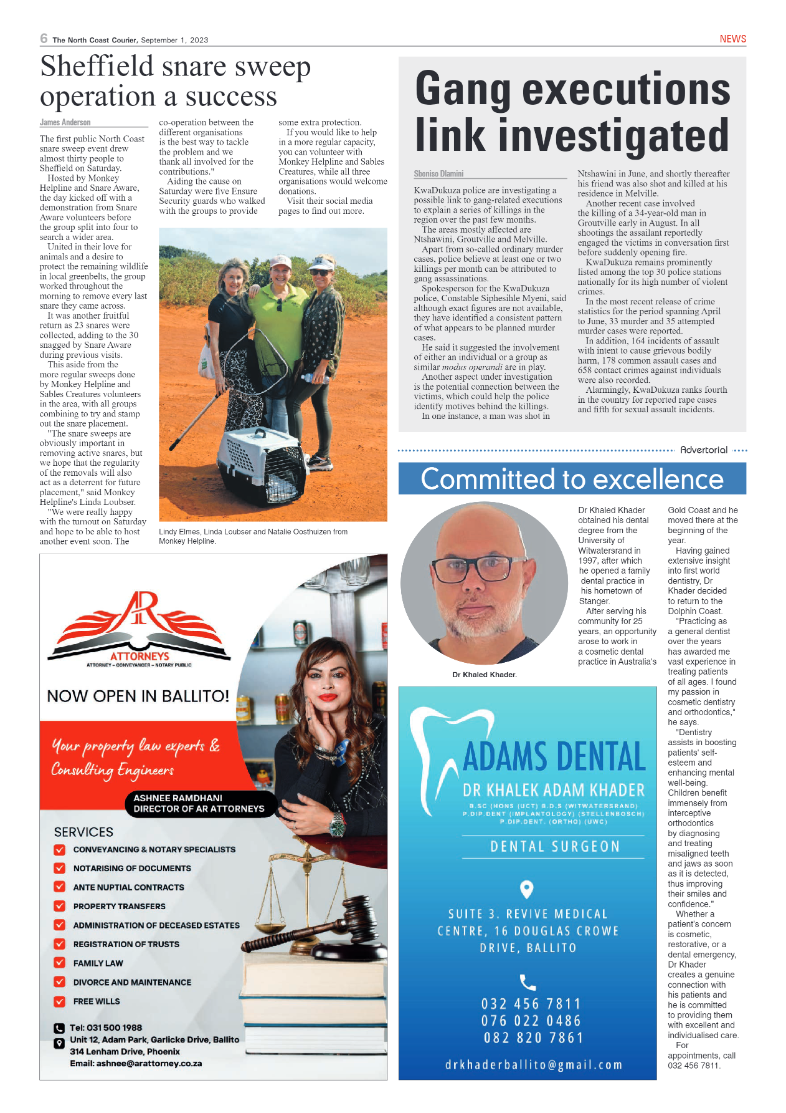 The North Coast Courier 01 September 2023 page 6