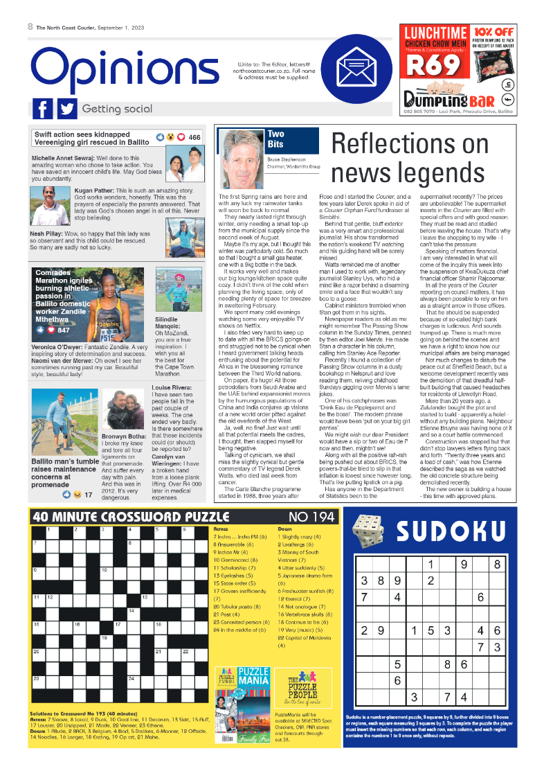 The North Coast Courier 01 September 2023 page 8