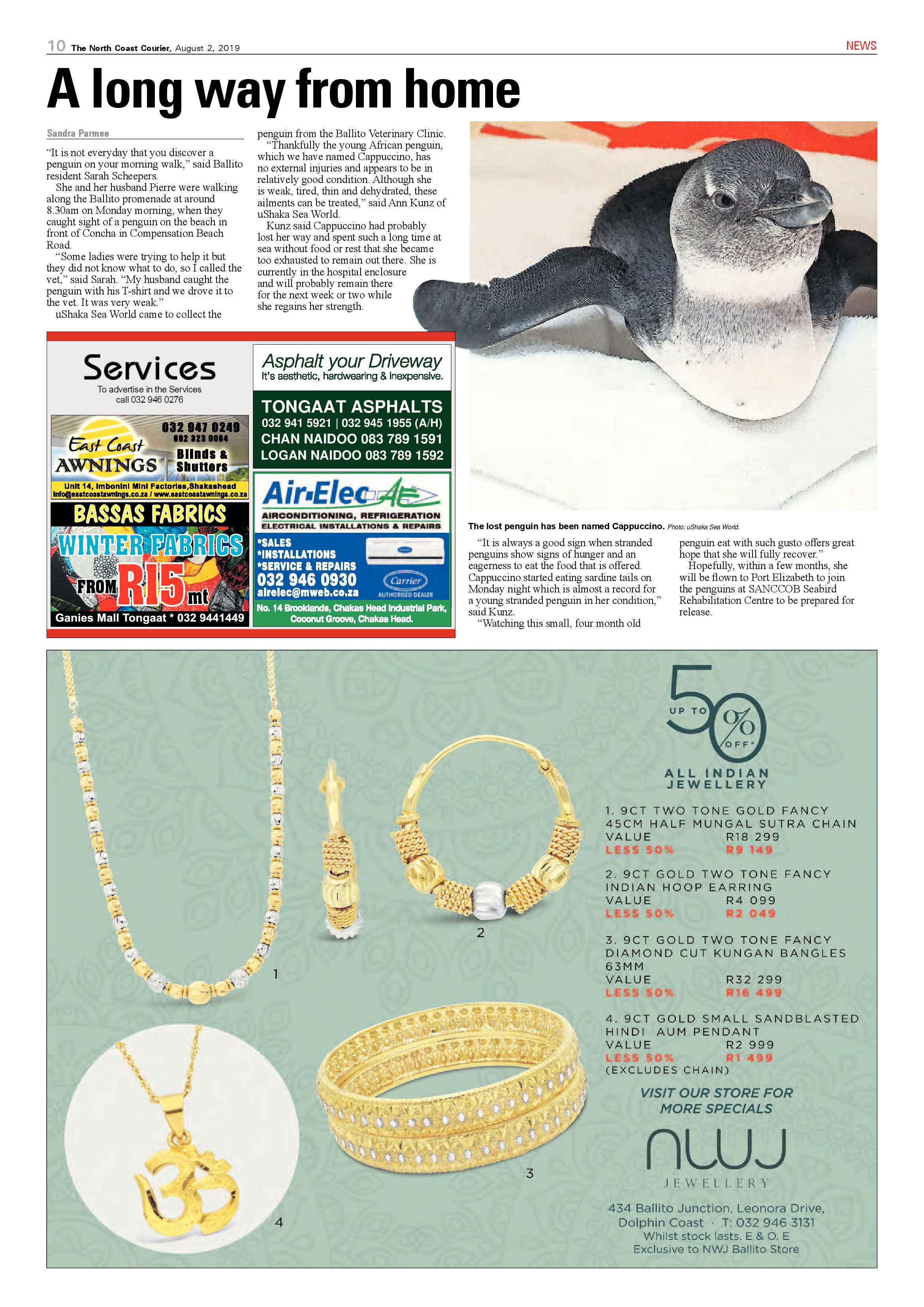 The North Coast Courier 02 August 2019 page 10