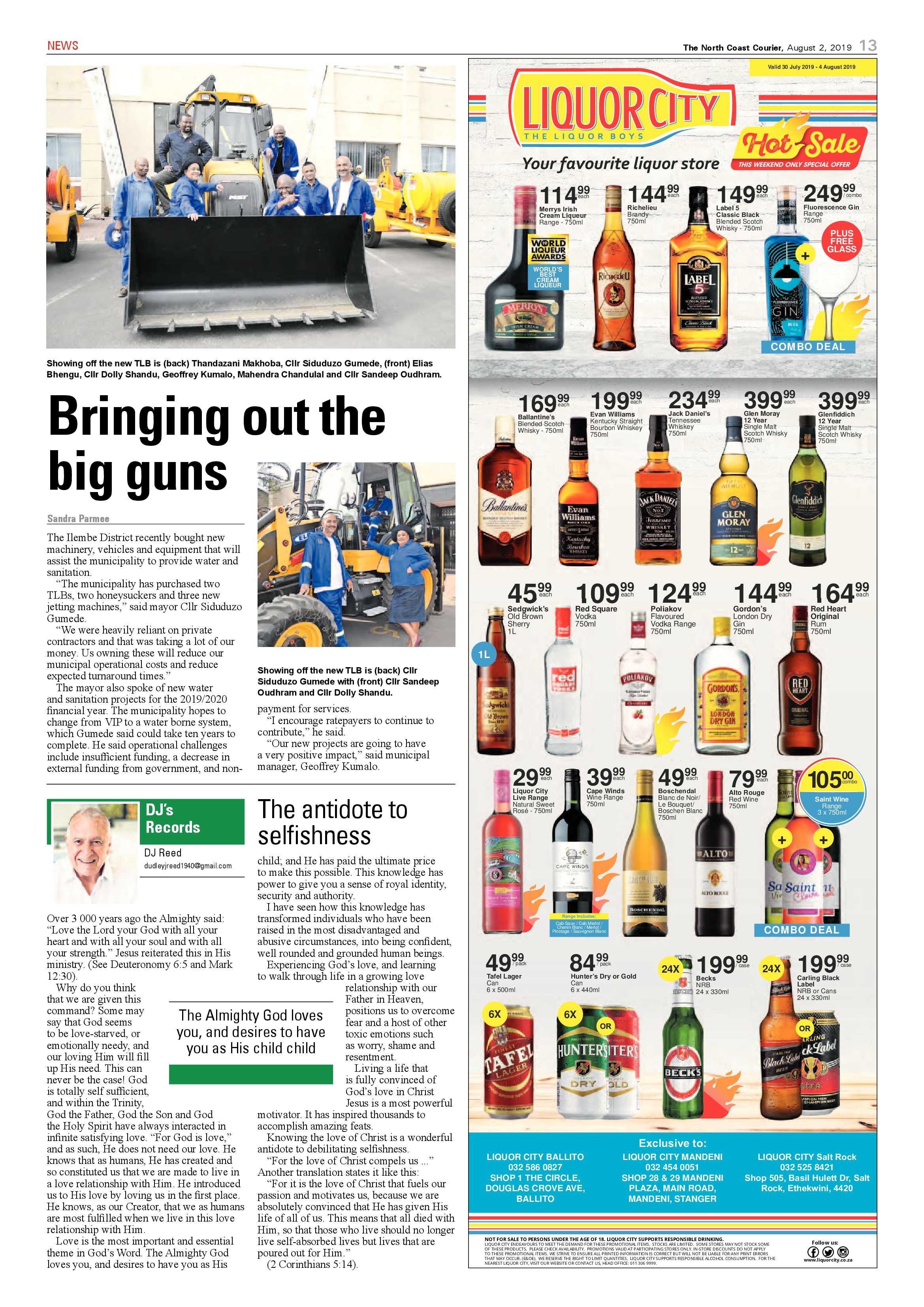 The North Coast Courier 02 August 2019 page 13