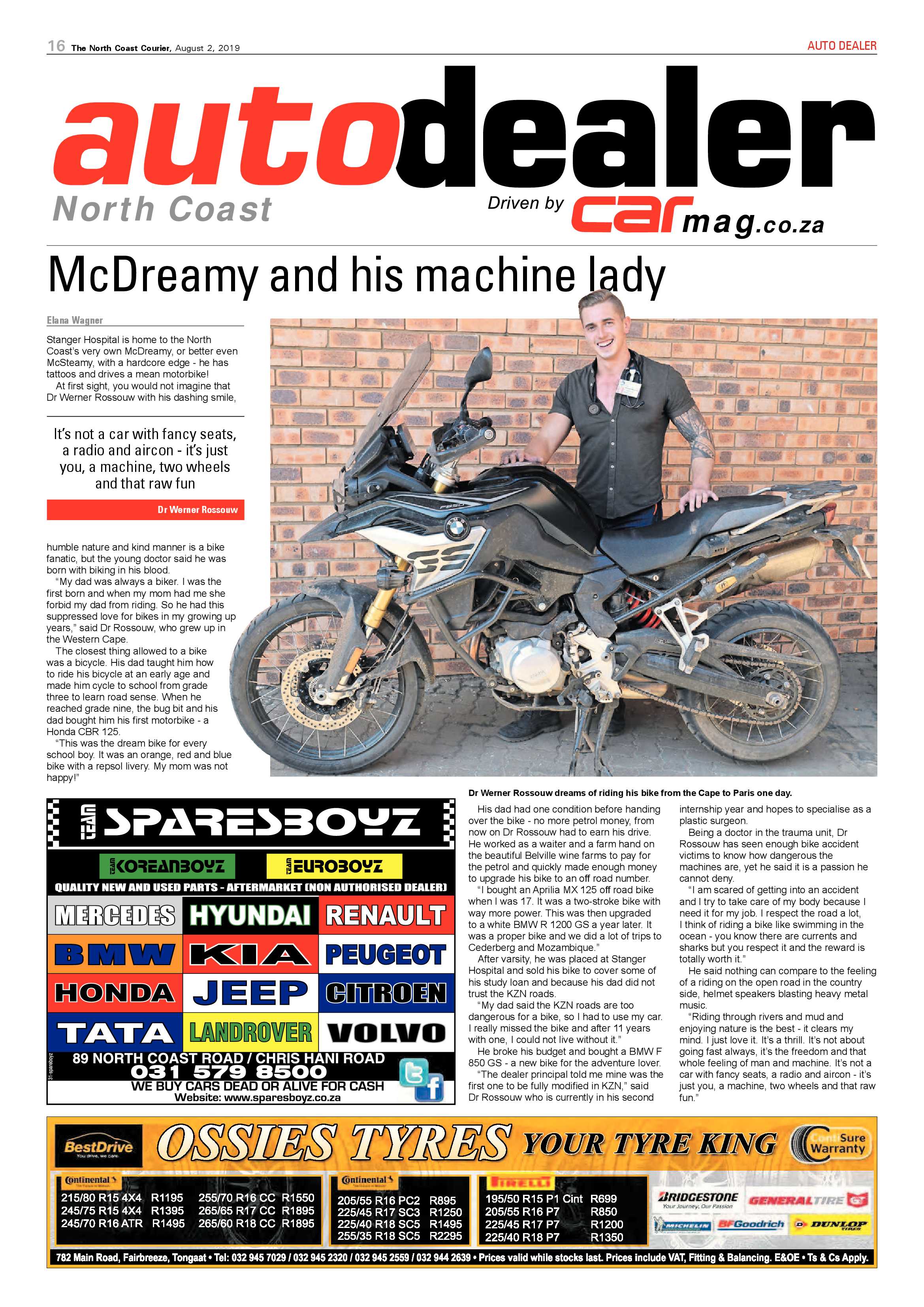 The North Coast Courier 02 August 2019 page 16