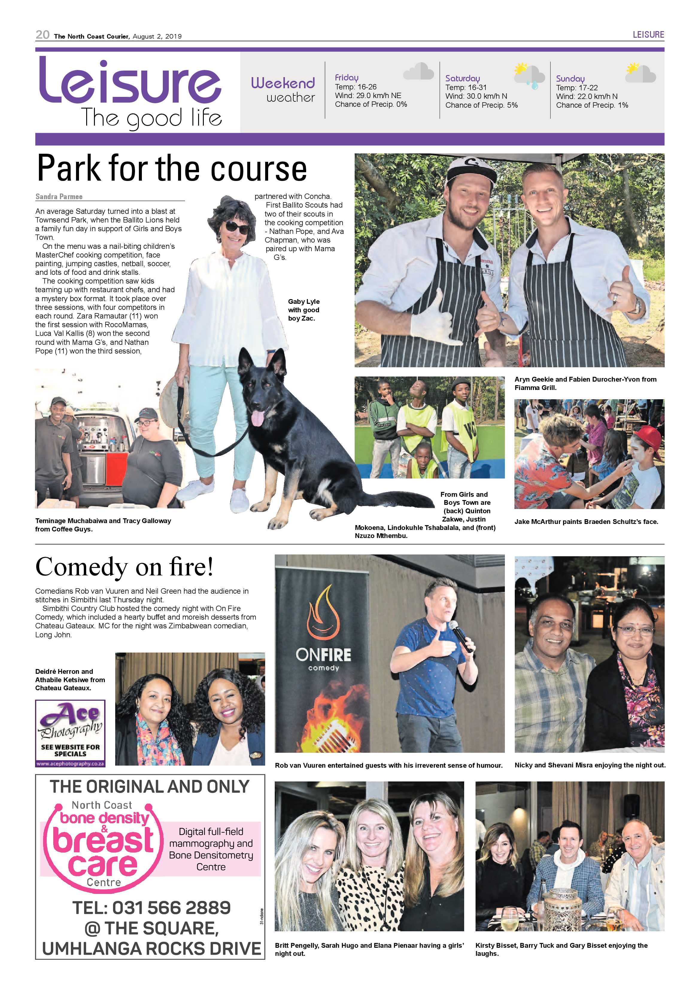 The North Coast Courier 02 August 2019 page 20