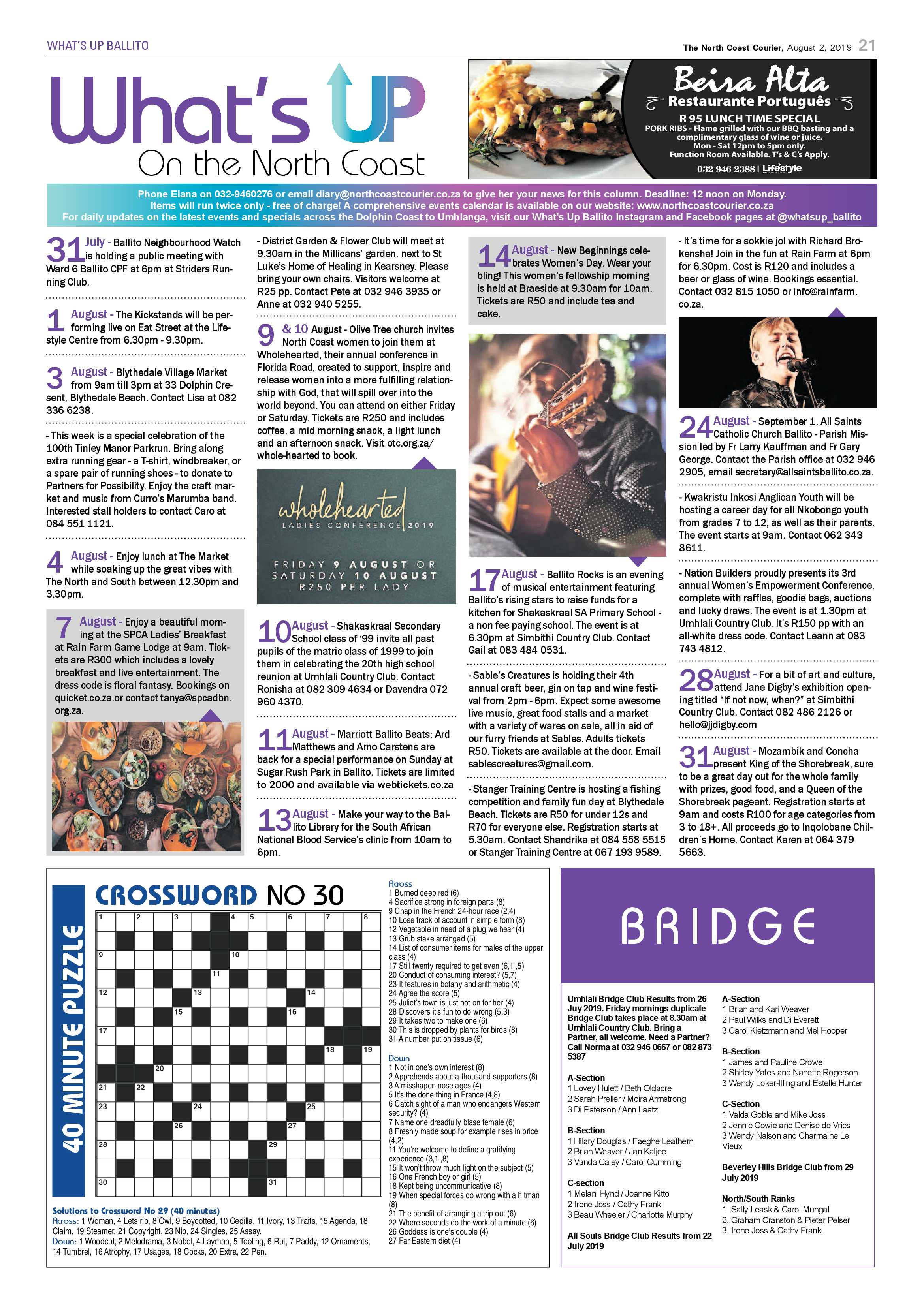 The North Coast Courier 02 August 2019 page 21