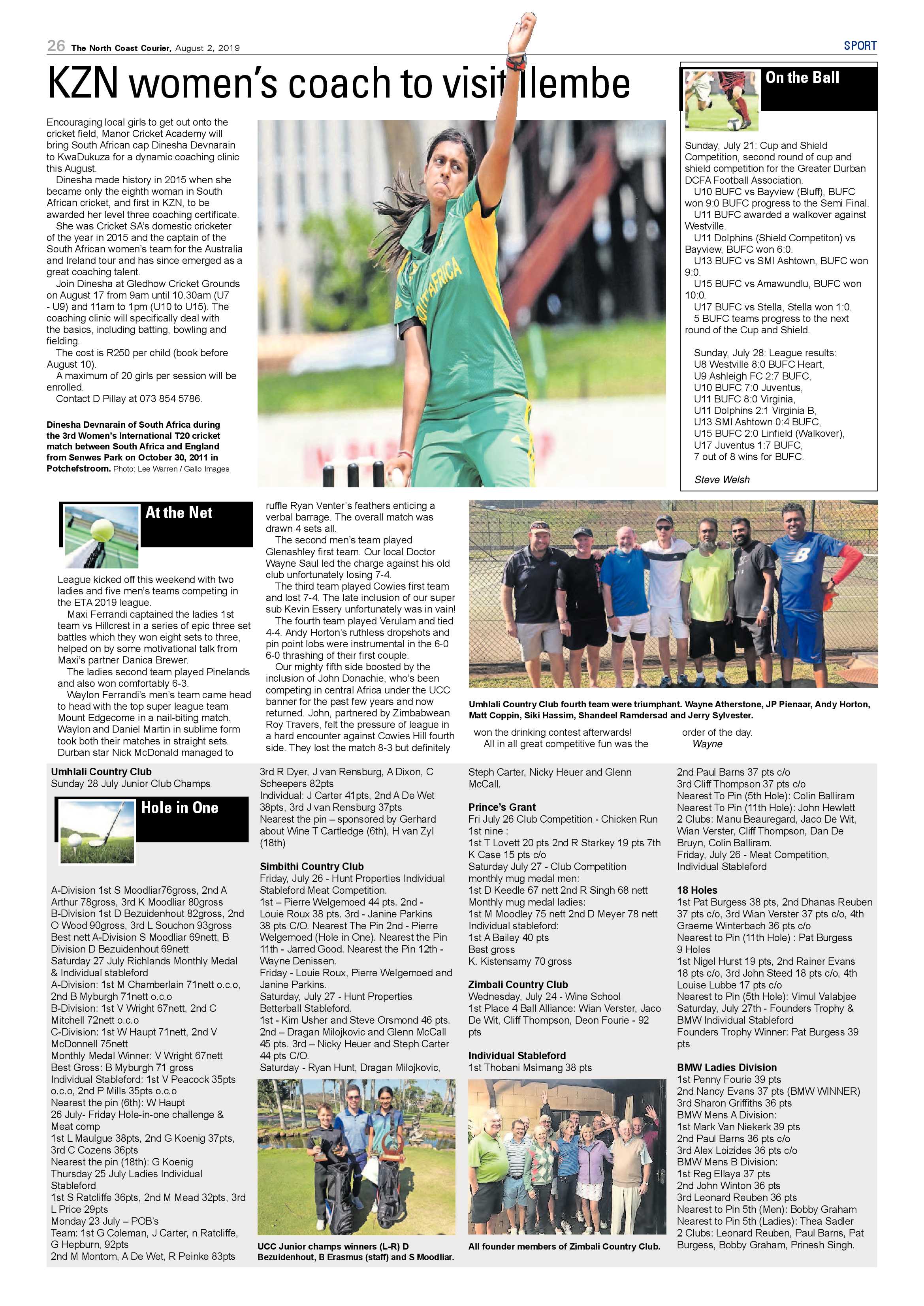 The North Coast Courier 02 August 2019 page 26