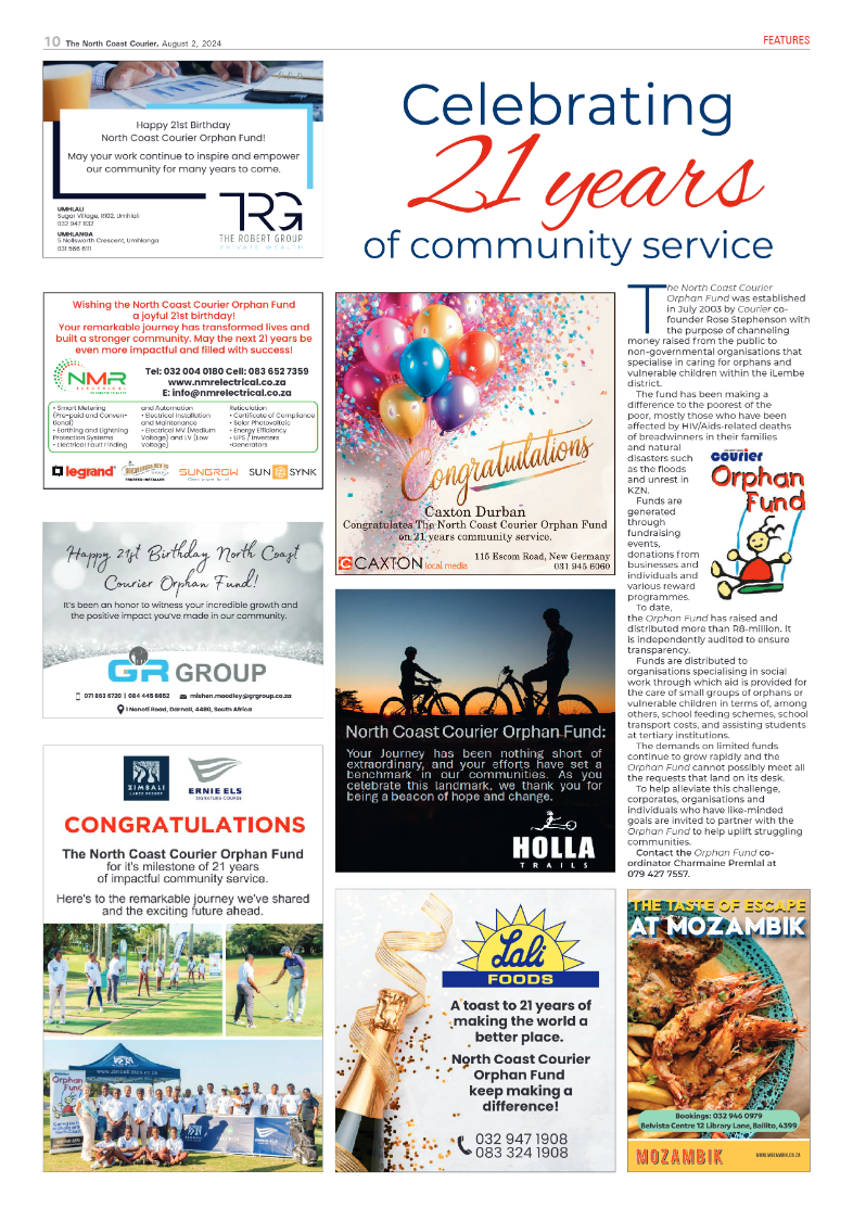 The North Coast Courier – 02 August 2024 page 10