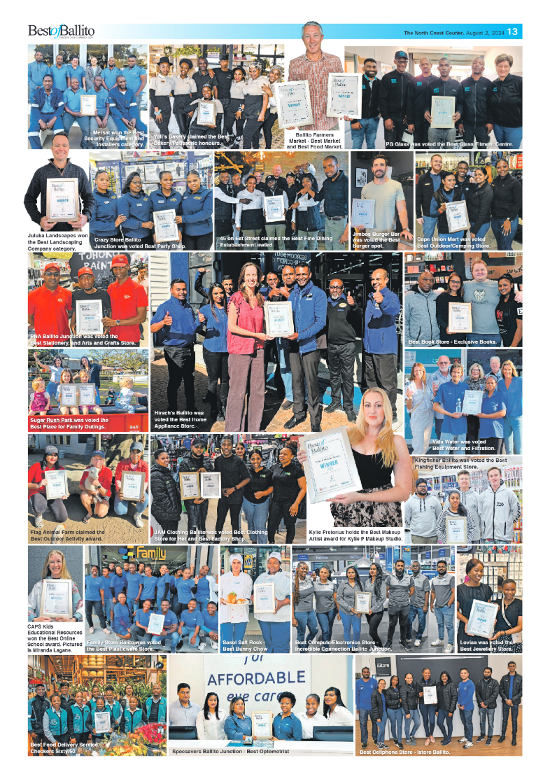 The North Coast Courier – 02 August 2024 page 13