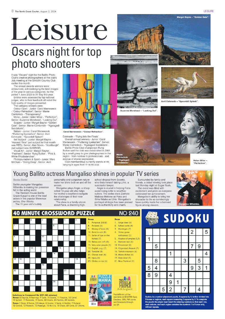The North Coast Courier – 02 August 2024 page 8