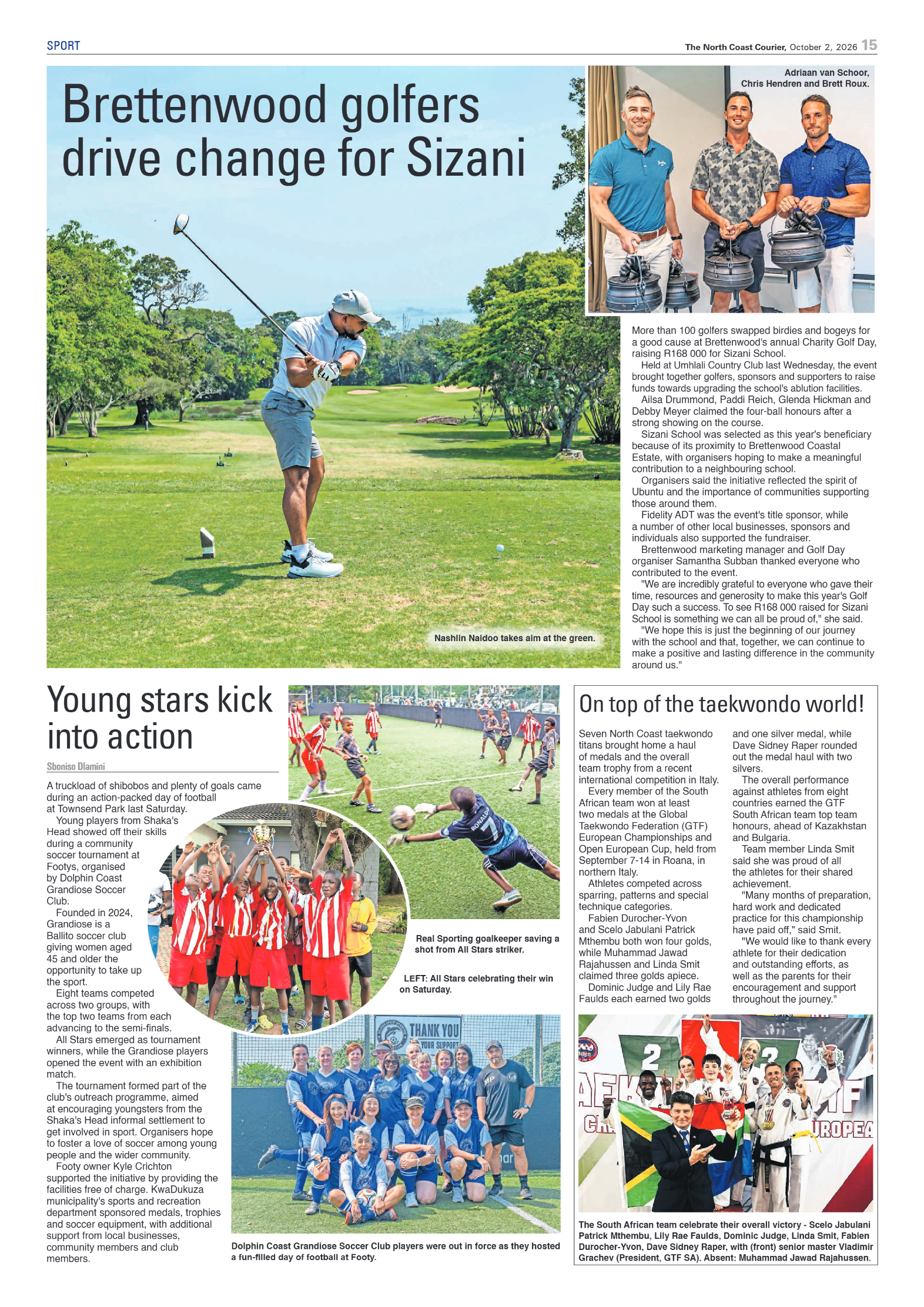 The North Coast Courier – 02 October 2026 page 15