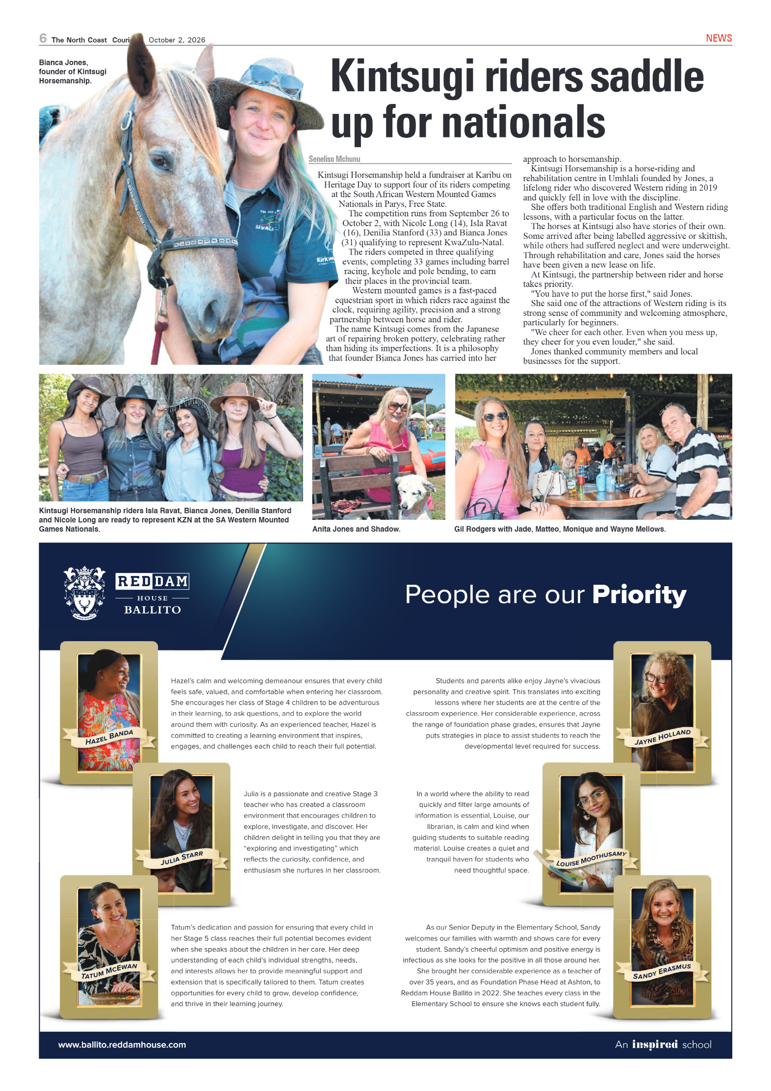The North Coast Courier – 02 October 2026 page 6