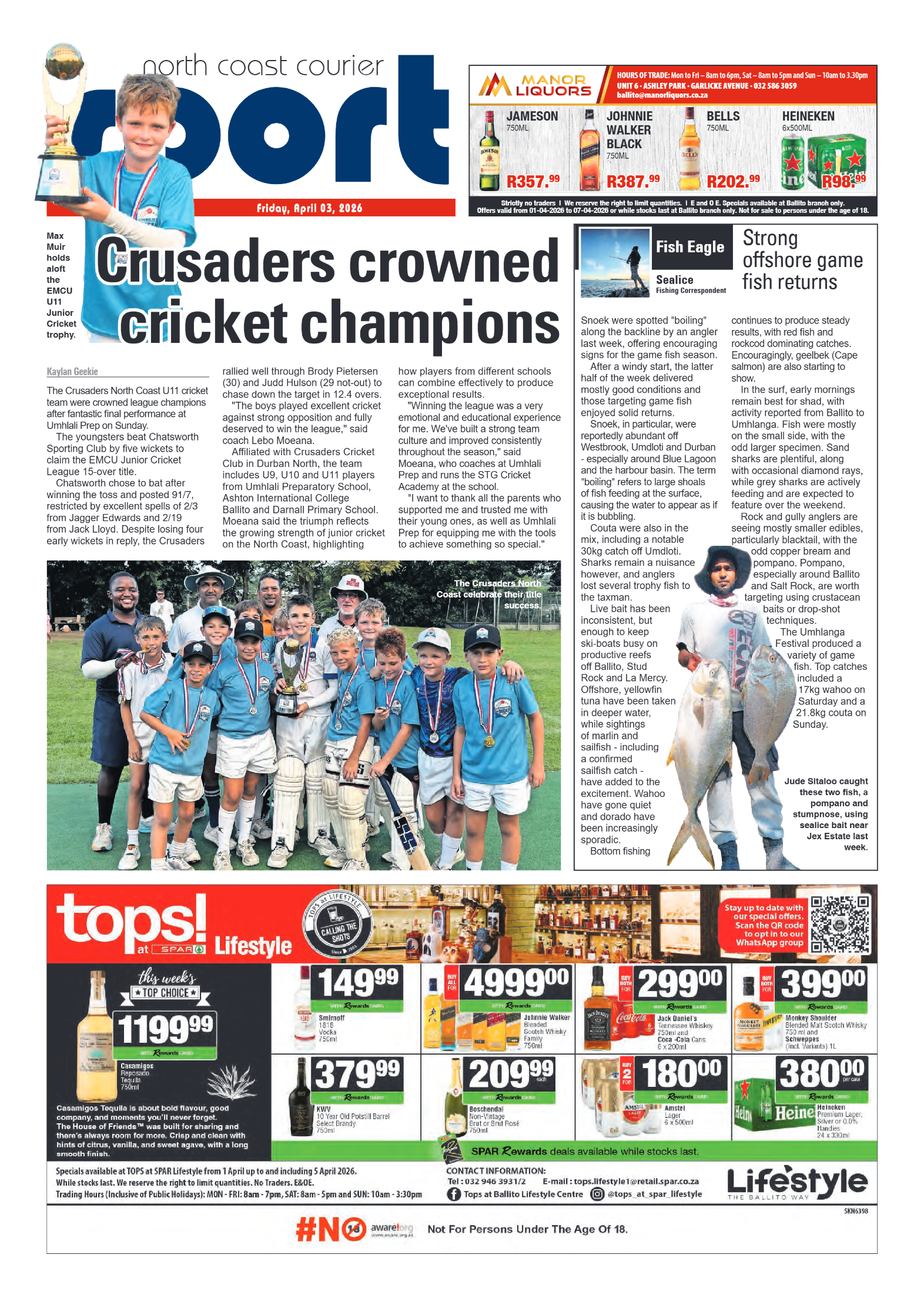 The North Coast Courier – 03 April 2026 page 16