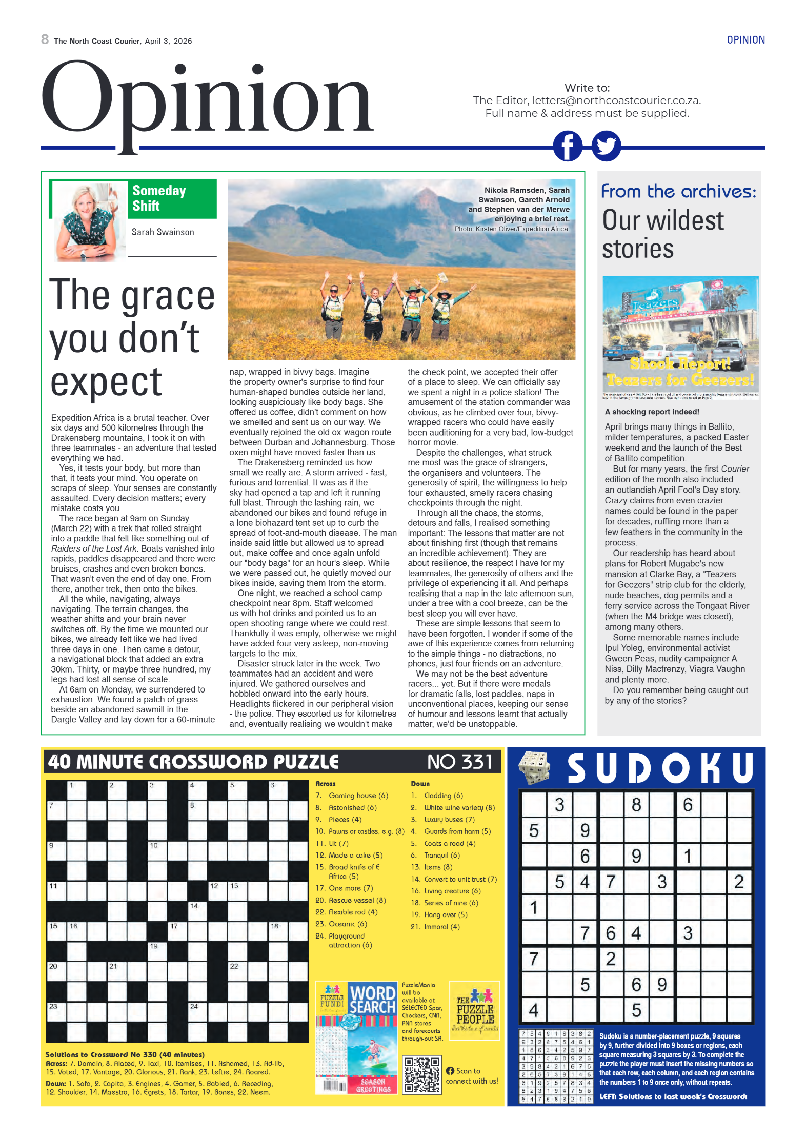 The North Coast Courier – 03 April 2026 page 8