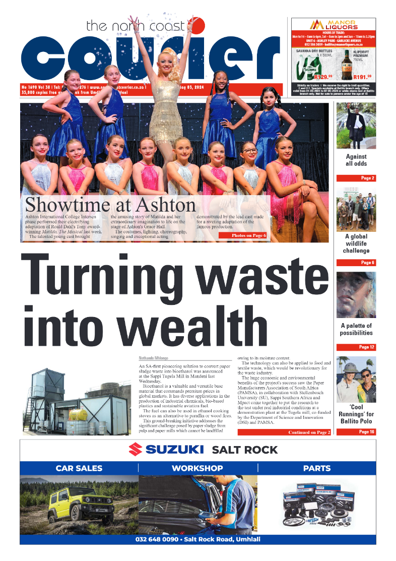 The North Coast Courier 03 May 2024 page 1