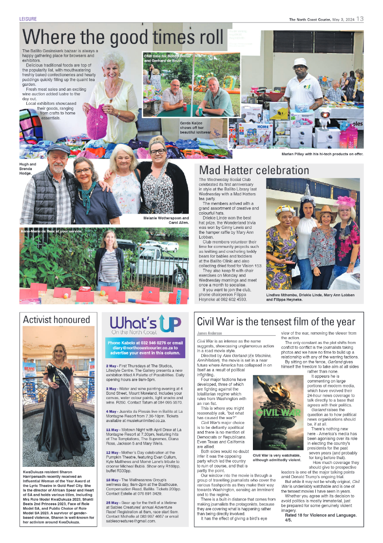 The North Coast Courier 03 May 2024 page 13