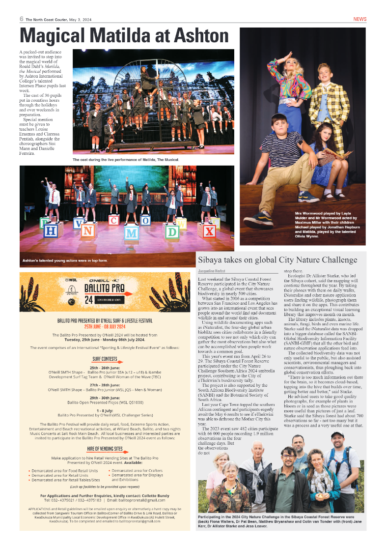 The North Coast Courier 03 May 2024 page 6