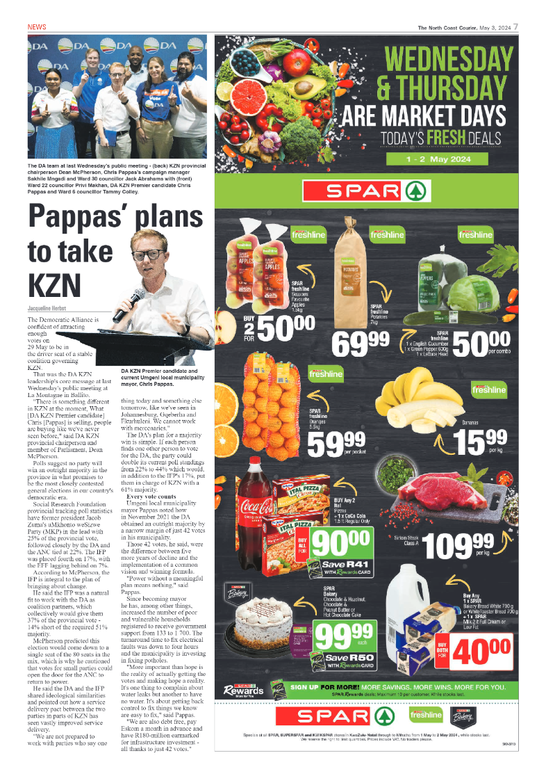 The North Coast Courier 03 May 2024 page 7