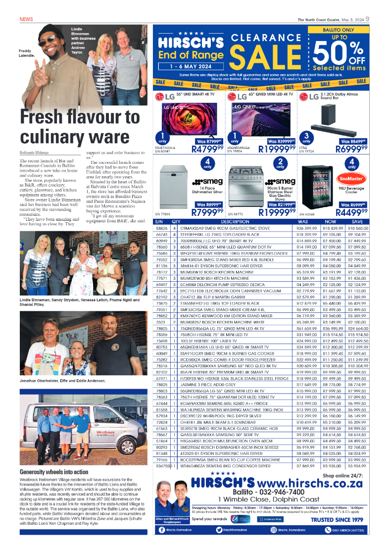 The North Coast Courier 03 May 2024 page 9