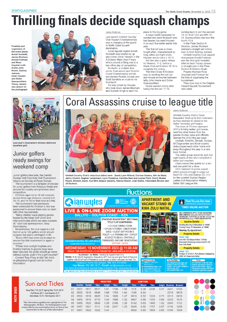 The North Coast Courier 03 November 2023 page 15