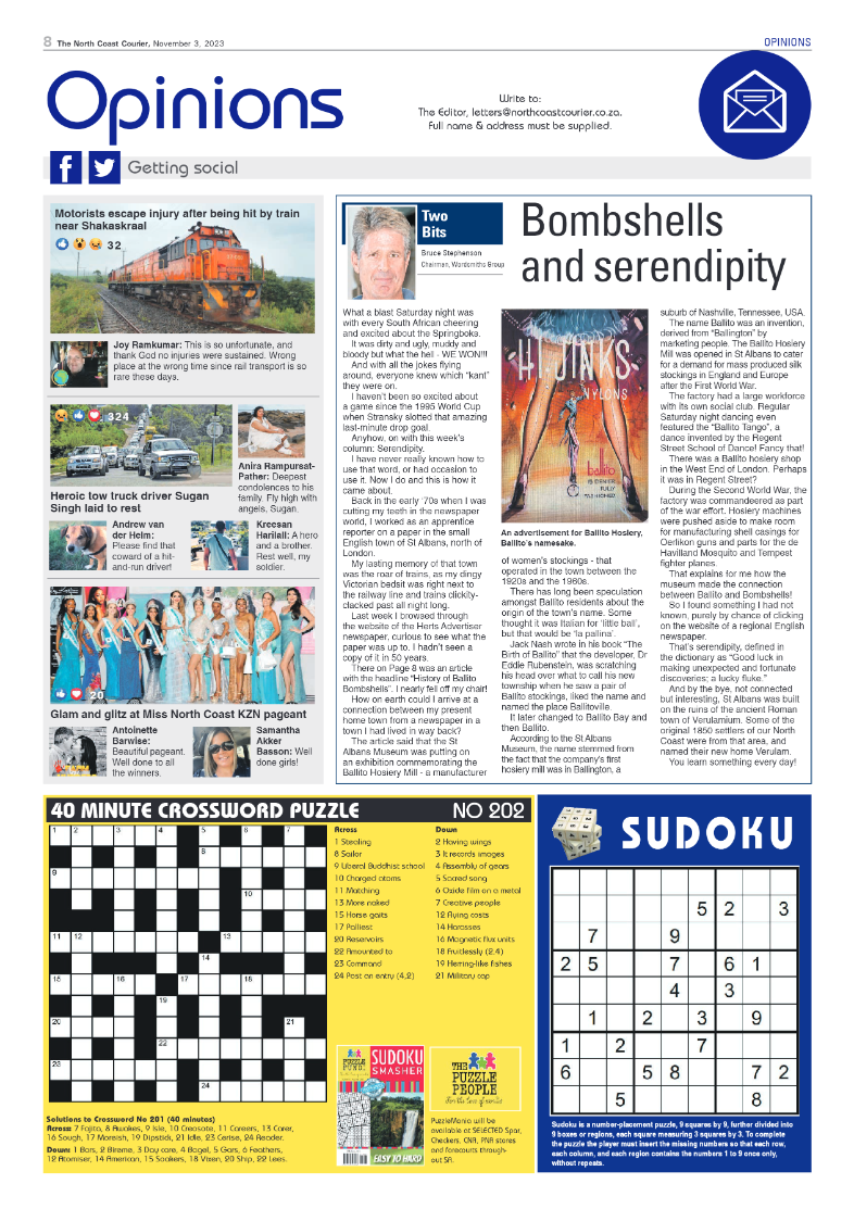 The North Coast Courier 03 November 2023 page 8