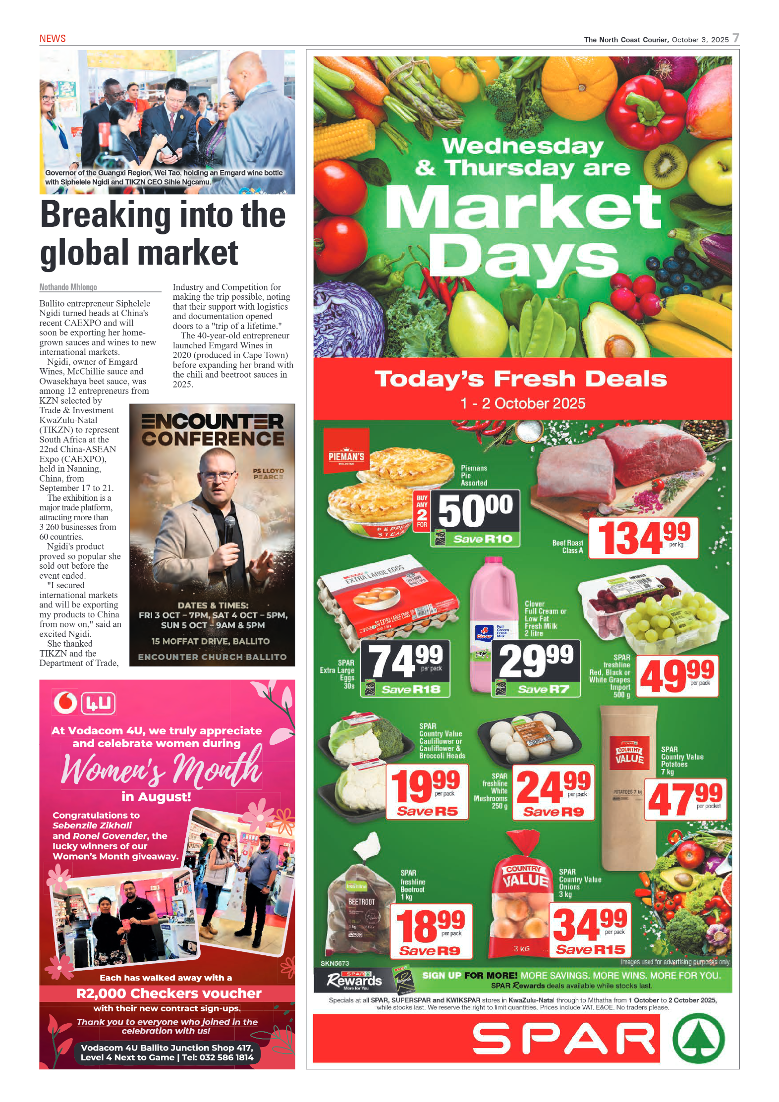 The North Coast Courier – 03 October 2025 page 7