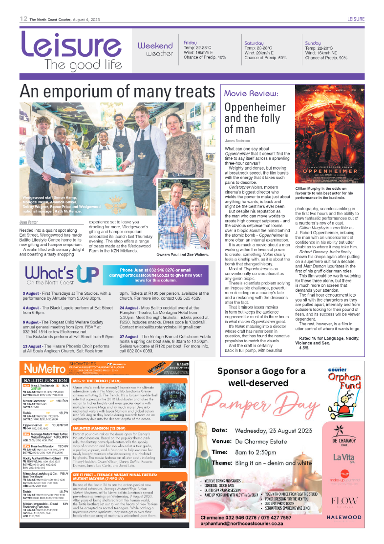 The North Coast Courier 04 August 2023 page 12