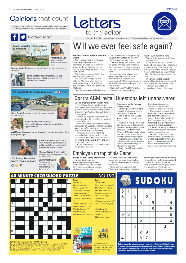 The North Coast Courier 04 August 2023 page 8
